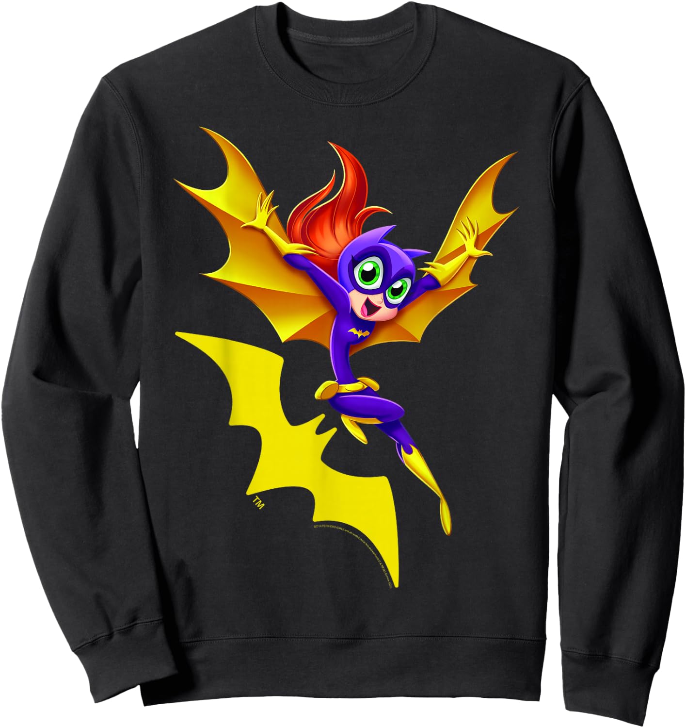 DC Comics Super Hero Girls Batgirl Sweatshirt - Sweatshirt | Black