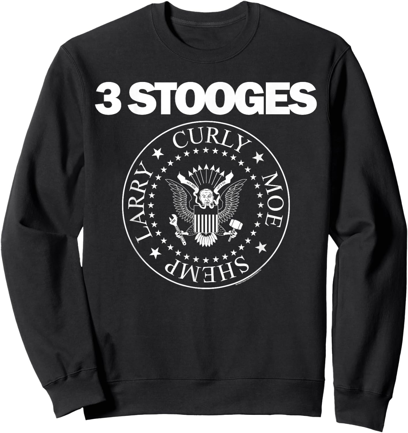 Three Stooges Seal Sweatshirt - Sweatshirt | Black