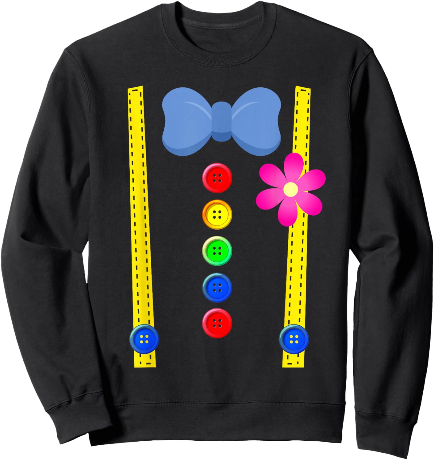 Clown Costume Circus Costume Halloween Sweatshirt - Sweatshirt | Black