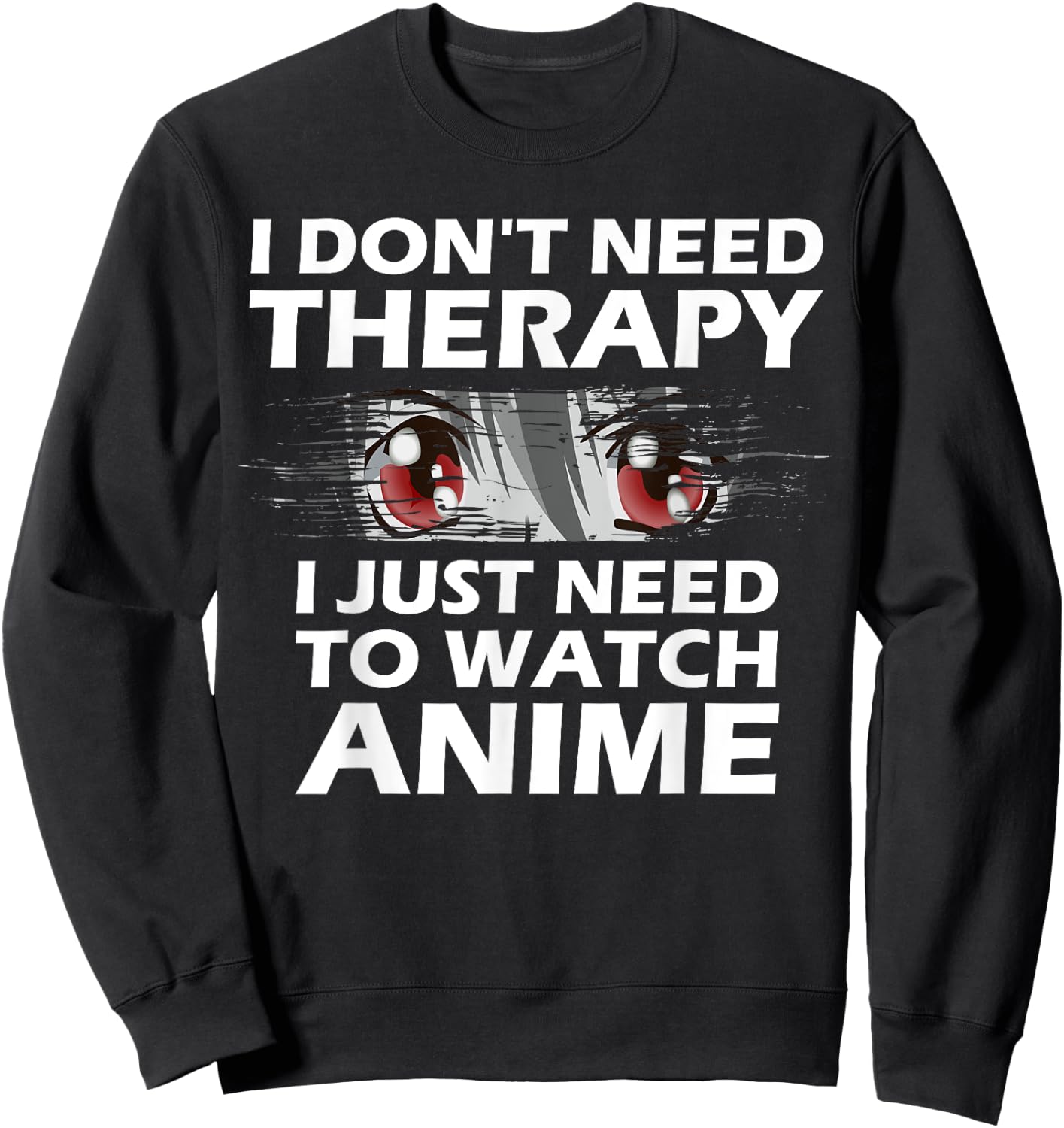 Anime Gift Teen Girls Boys Anime Merchandise Lover Sweatshirt - Sweatshirt | Black