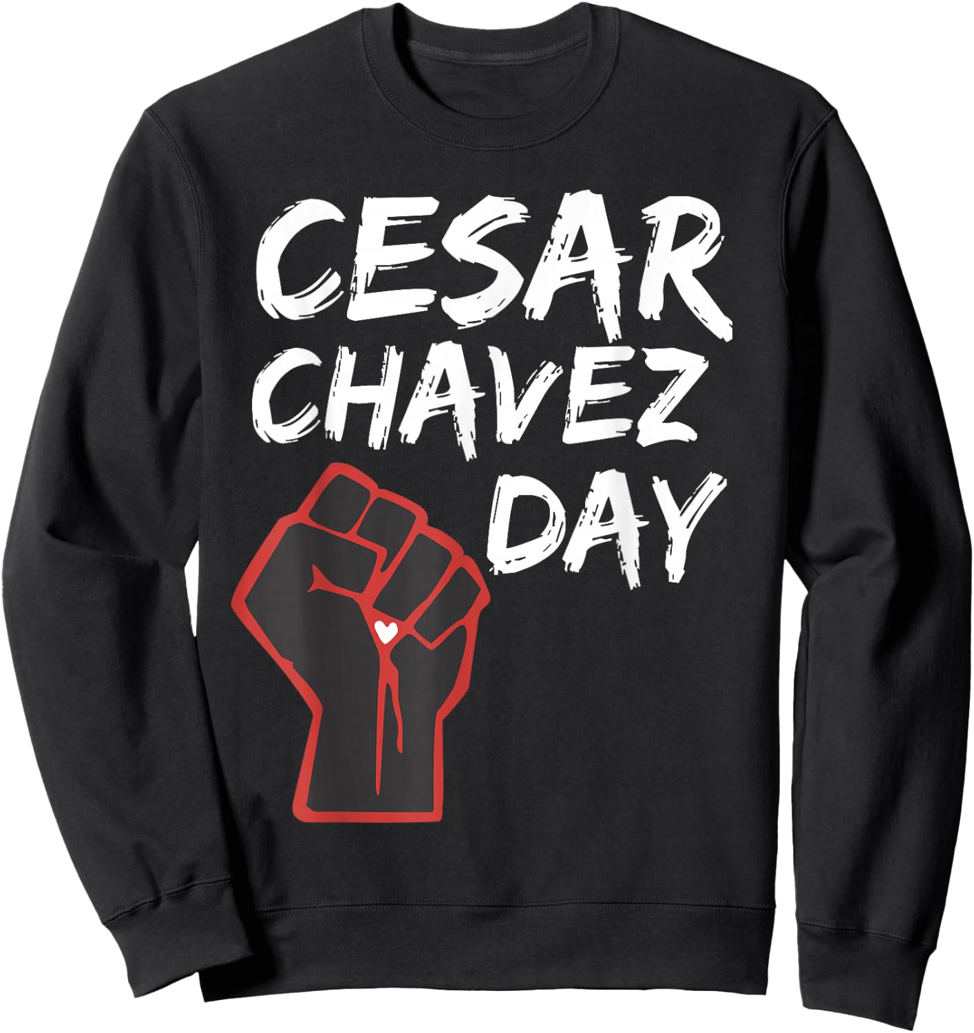 Cesar Chavez Day Si Se Puede March Holiday Mexico Mexico Sweatshirt - Sweatshirt | Black