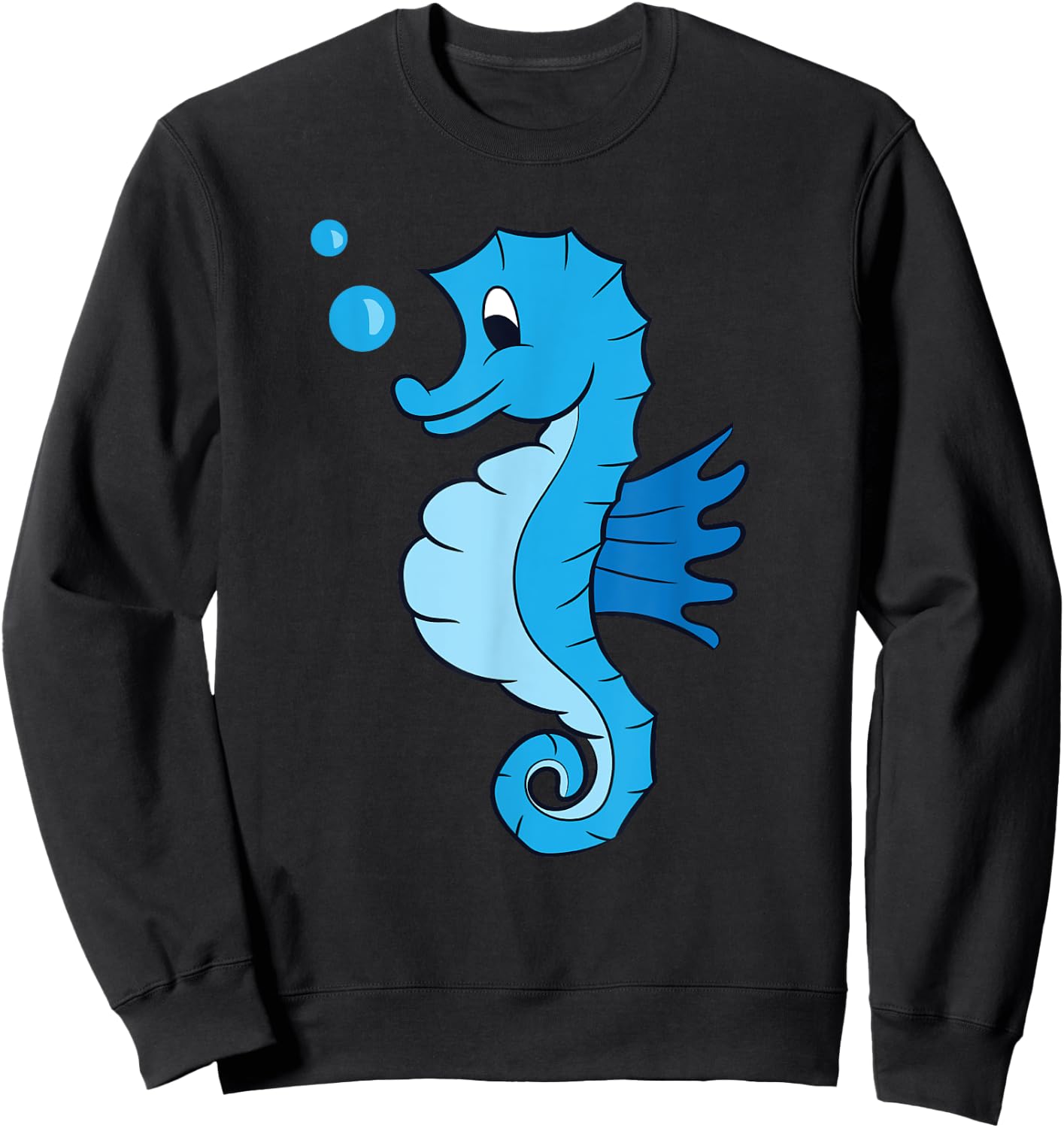 Cute Seahorse Lover Seahorse Lover Gift Kids Seahorses Sweatshirt - Sweatshirt | Black