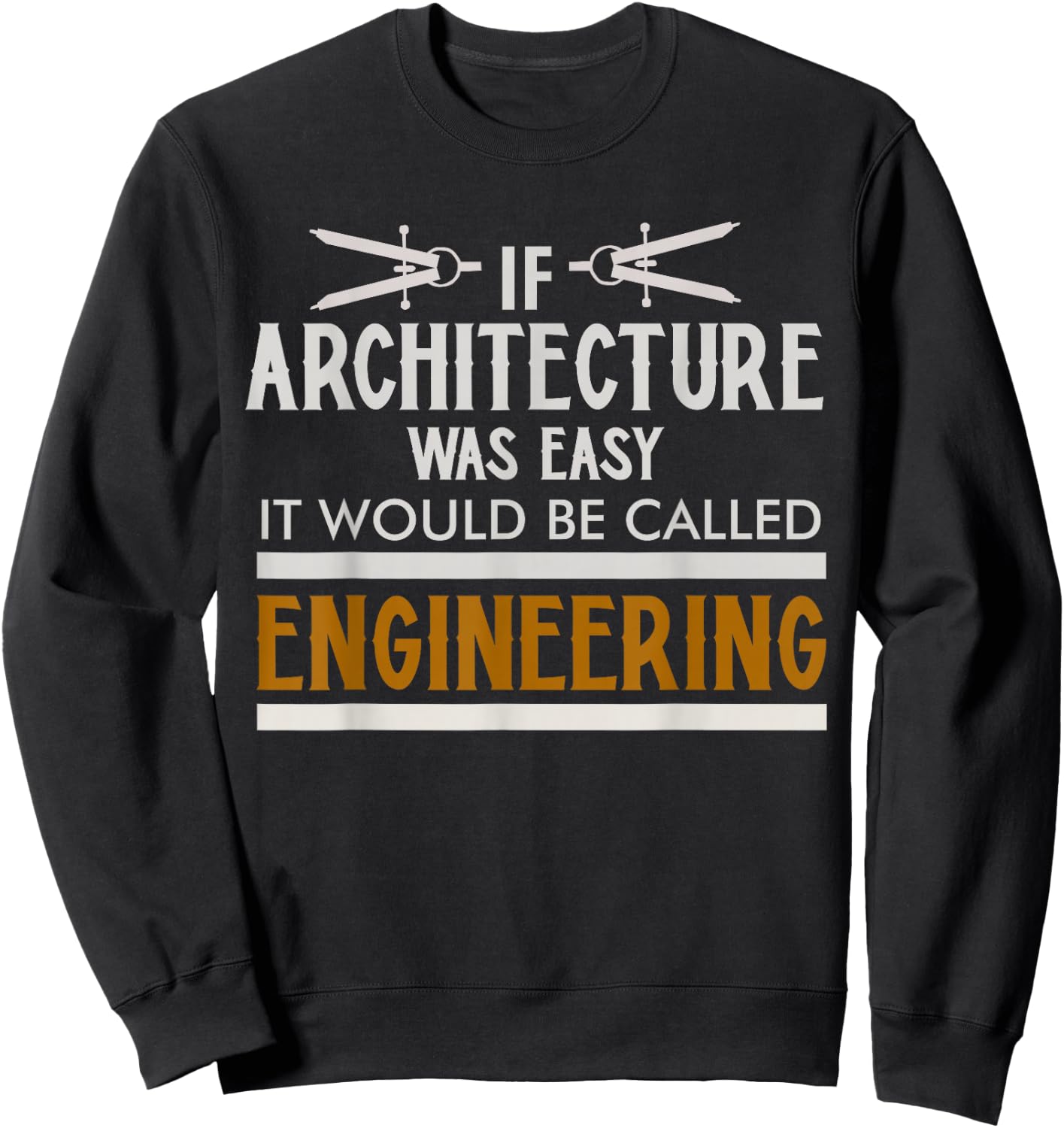 Funny Architect Design Women Architecture Architect Sweatshirt - Sweatshirt | Black