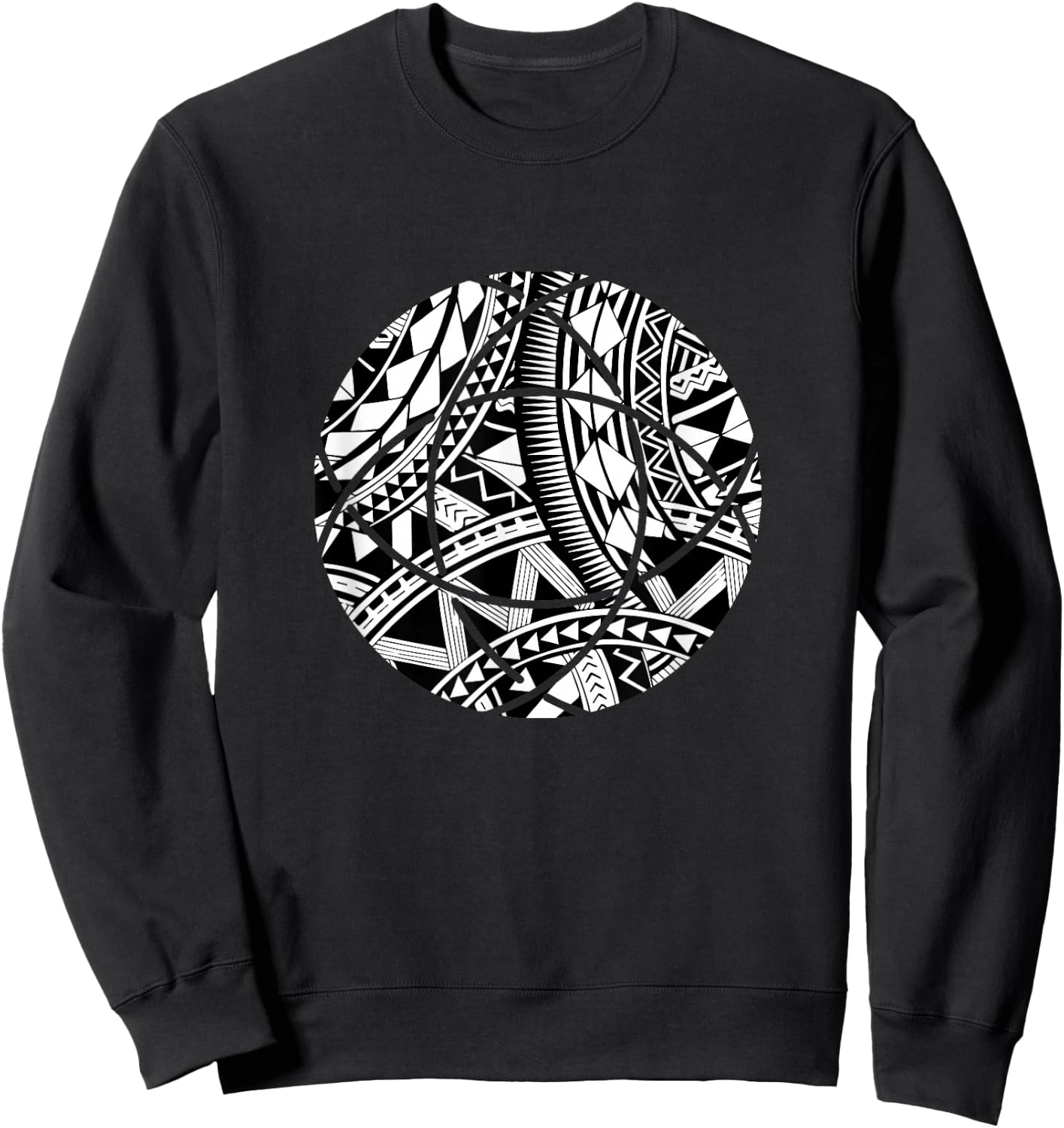 Cute Polynesian Tattoo Hawaiian Tribal Samoan - Gift Sweatshirt - Sweatshirt | Black