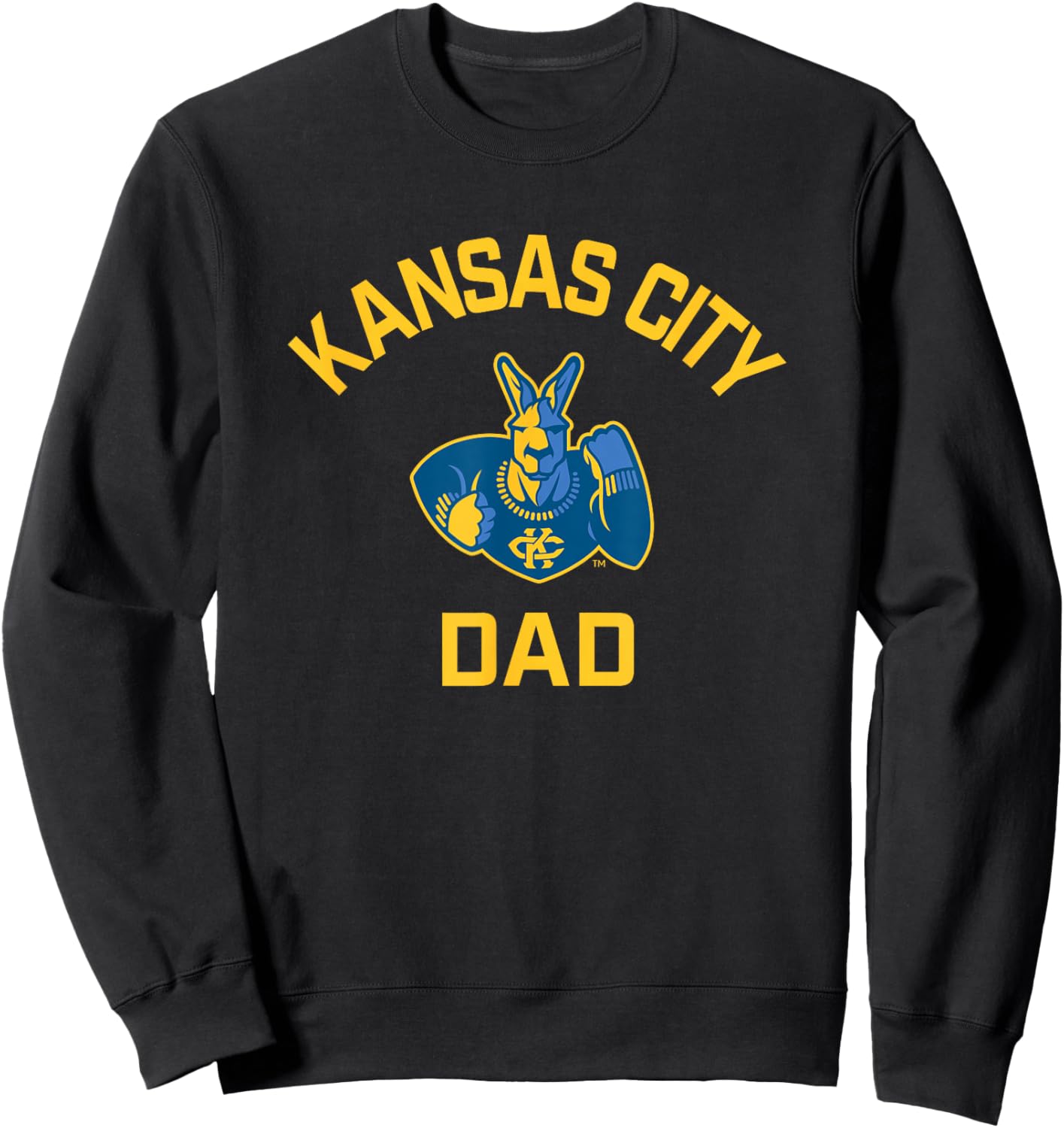 University of Missouri Kansas City UMKC Arched Dad Sweatshirt - Sweatshirt | Black