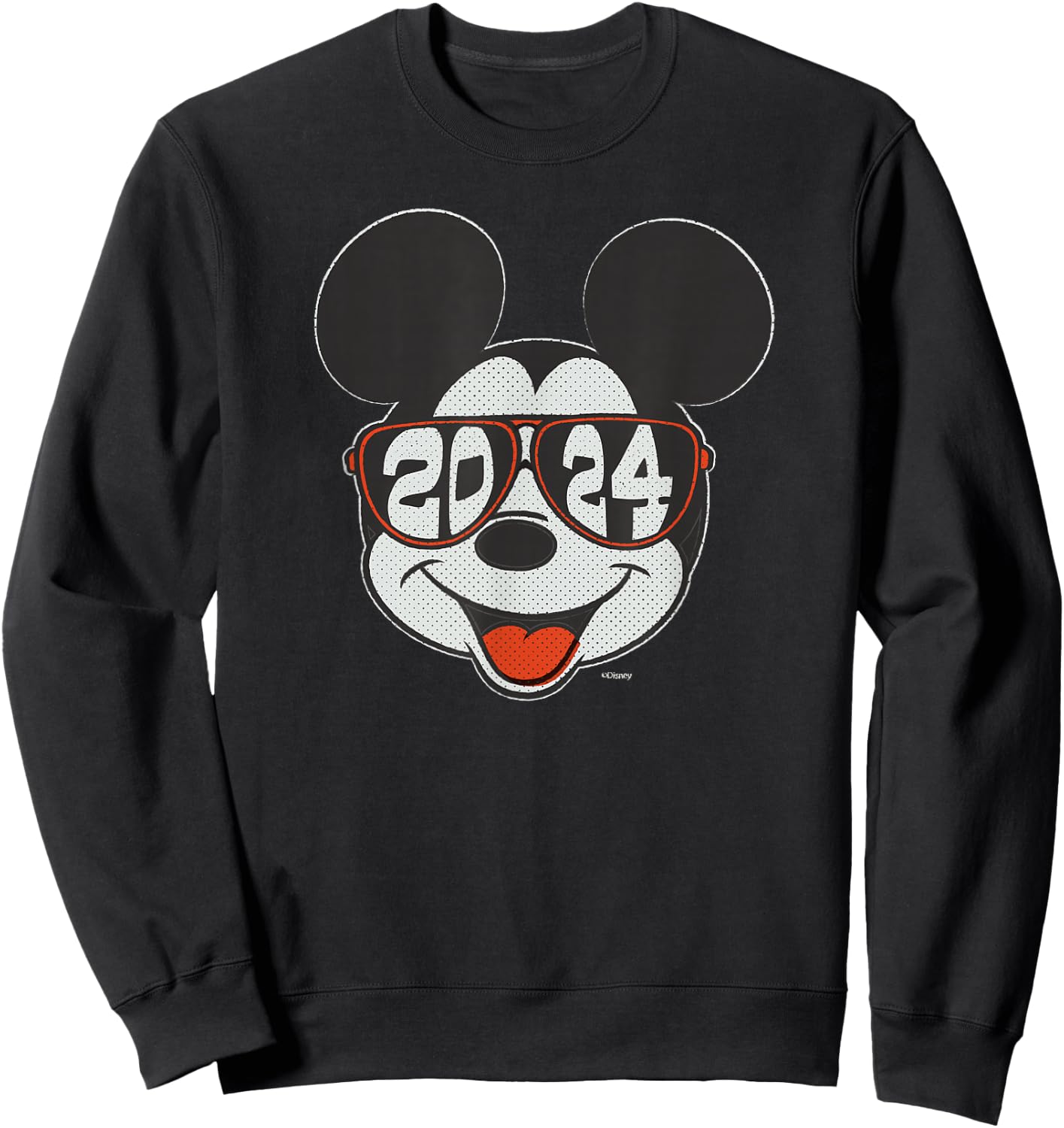 Disney Mickey Mouse Class of 2024 Graduation ’24 Sunglasses Sweatshirt - Sweatshirt | Black