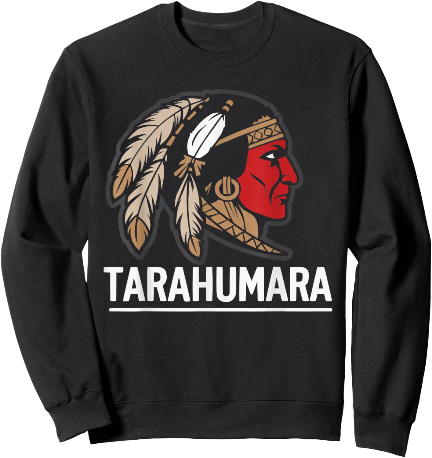 Indigenous People Mexico Native American Tarahumara Tribe Sweatshirt - Sweatshirt | Black