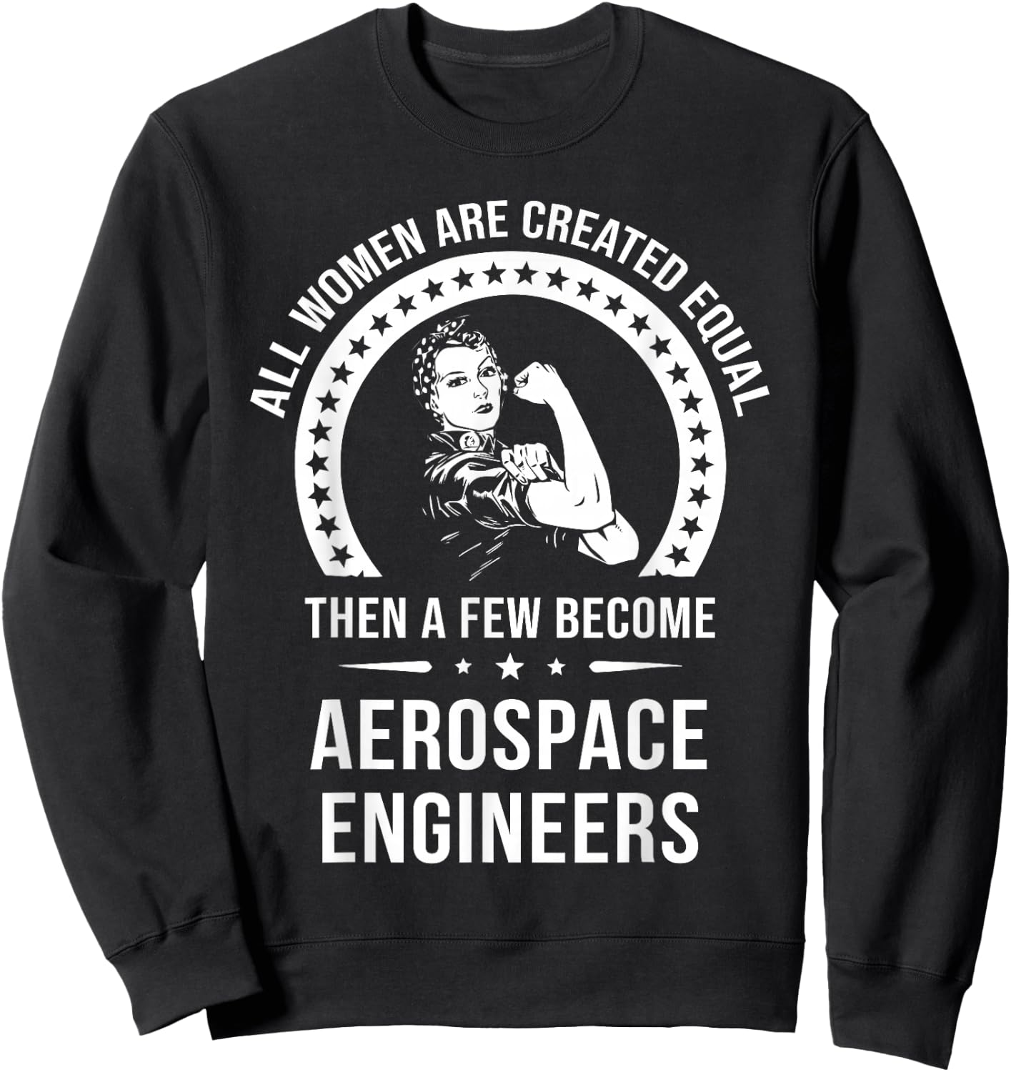 Aerospace Engineer Shirt | Aerospace Engineer Sweatshirt - Sweatshirt | Black