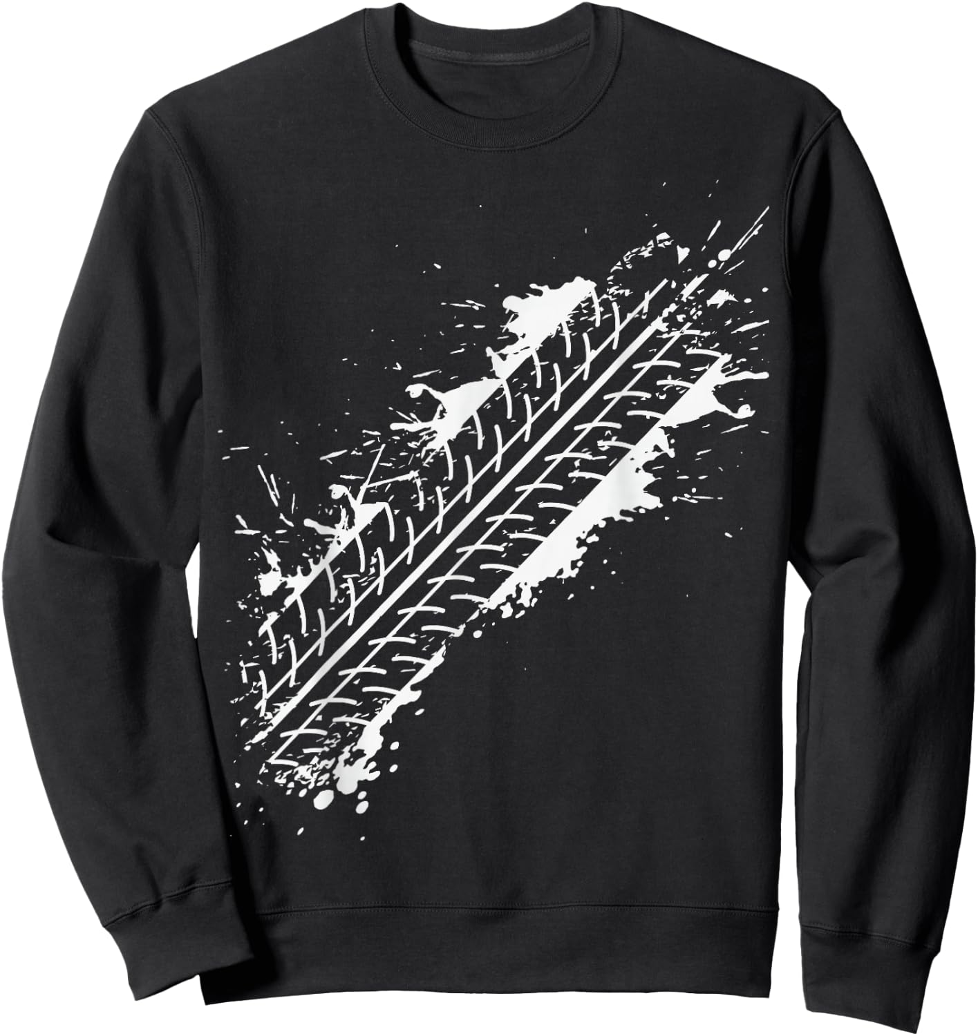 No problem, I'm Fine Only Tire Tracks On My Body Sweatshirt - Sweatshirt | Black