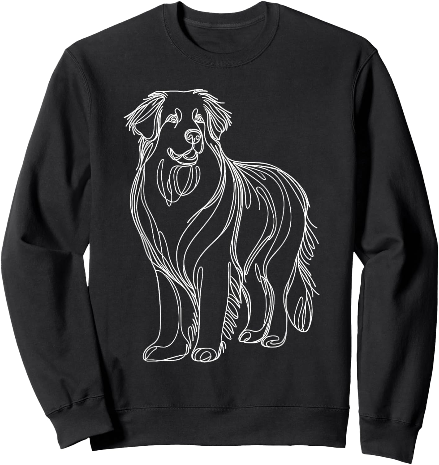 Line Art Hovawart Hovawarts Sweatshirt - Sweatshirt | Black