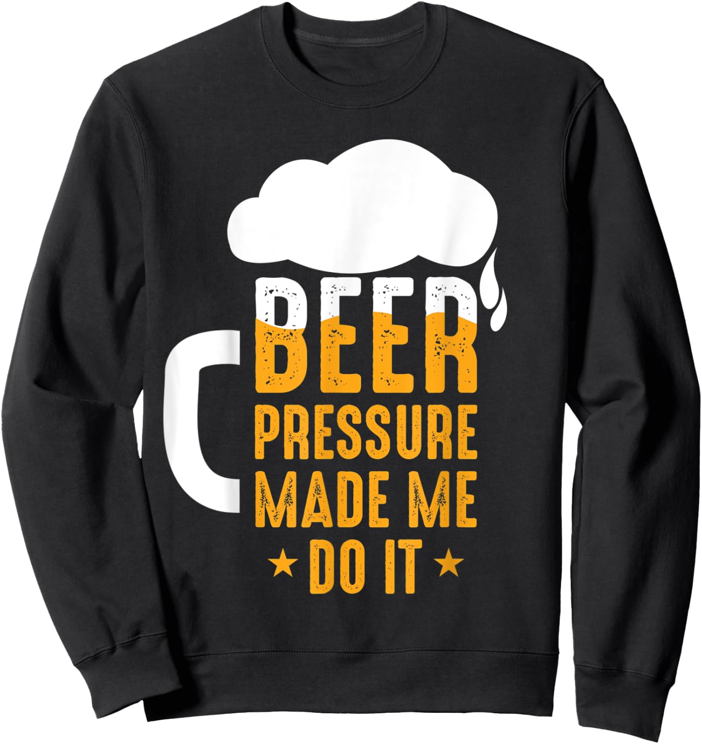 Savvy Turtle Beer Pressure made me do it Sweatshirt - Sweatshirt | Black