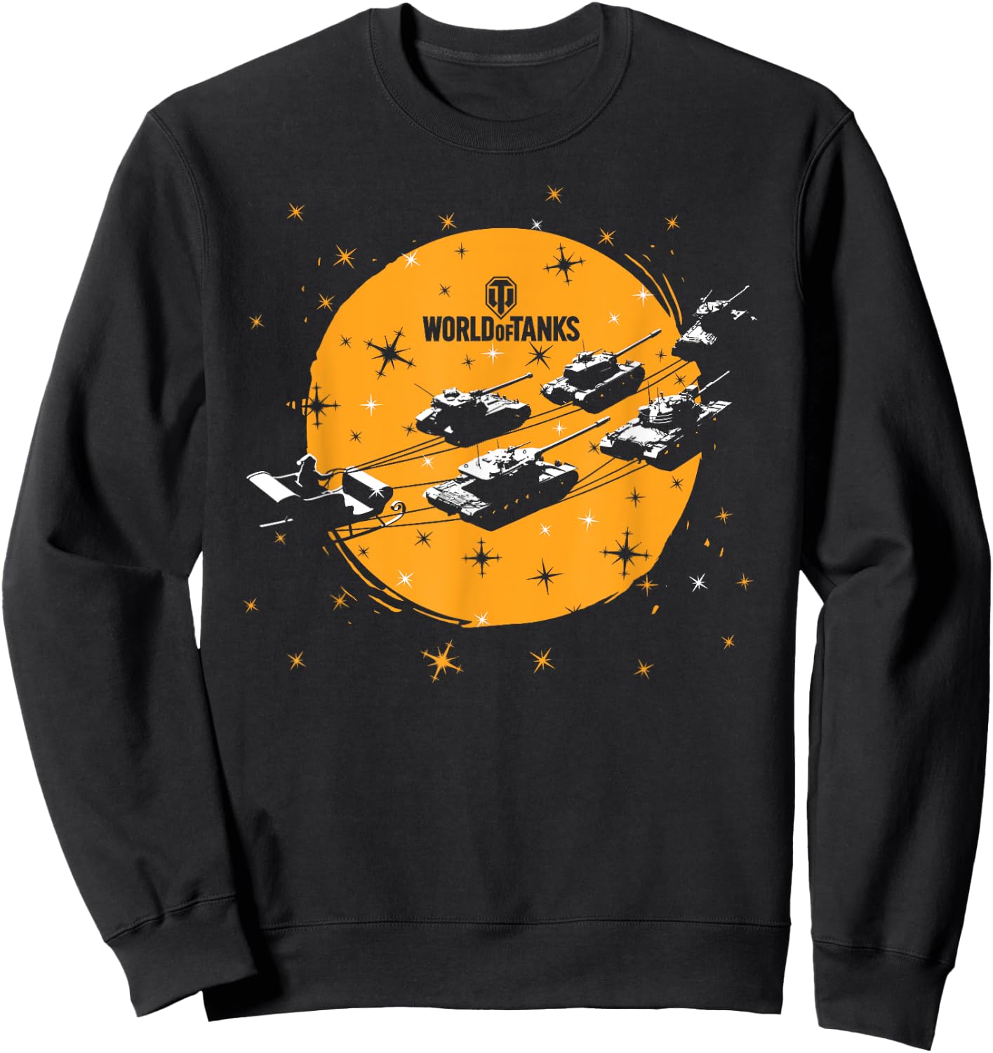 World of Tanks Santa & Tankdeer Sweatshirt - Sweatshirt | Black