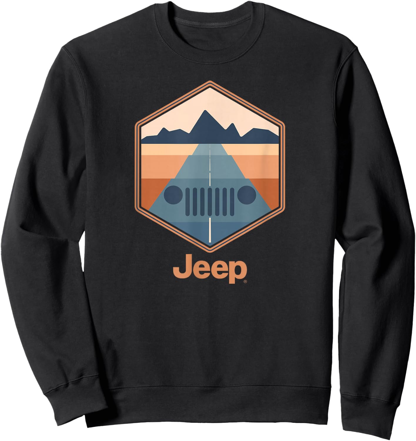 Jeep Grille Horizon Sweatshirt - Sweatshirt | Black