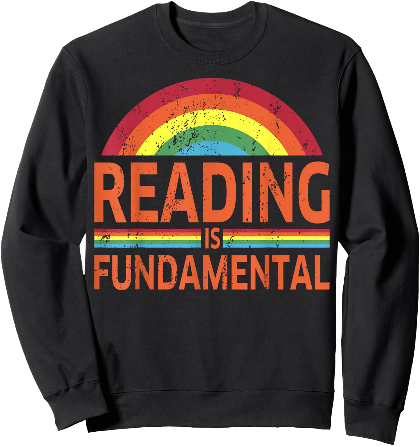 Reading is Fundamental Poetry, Bookworm And Book Reader Sweatshirt - Sweatshirt | Black