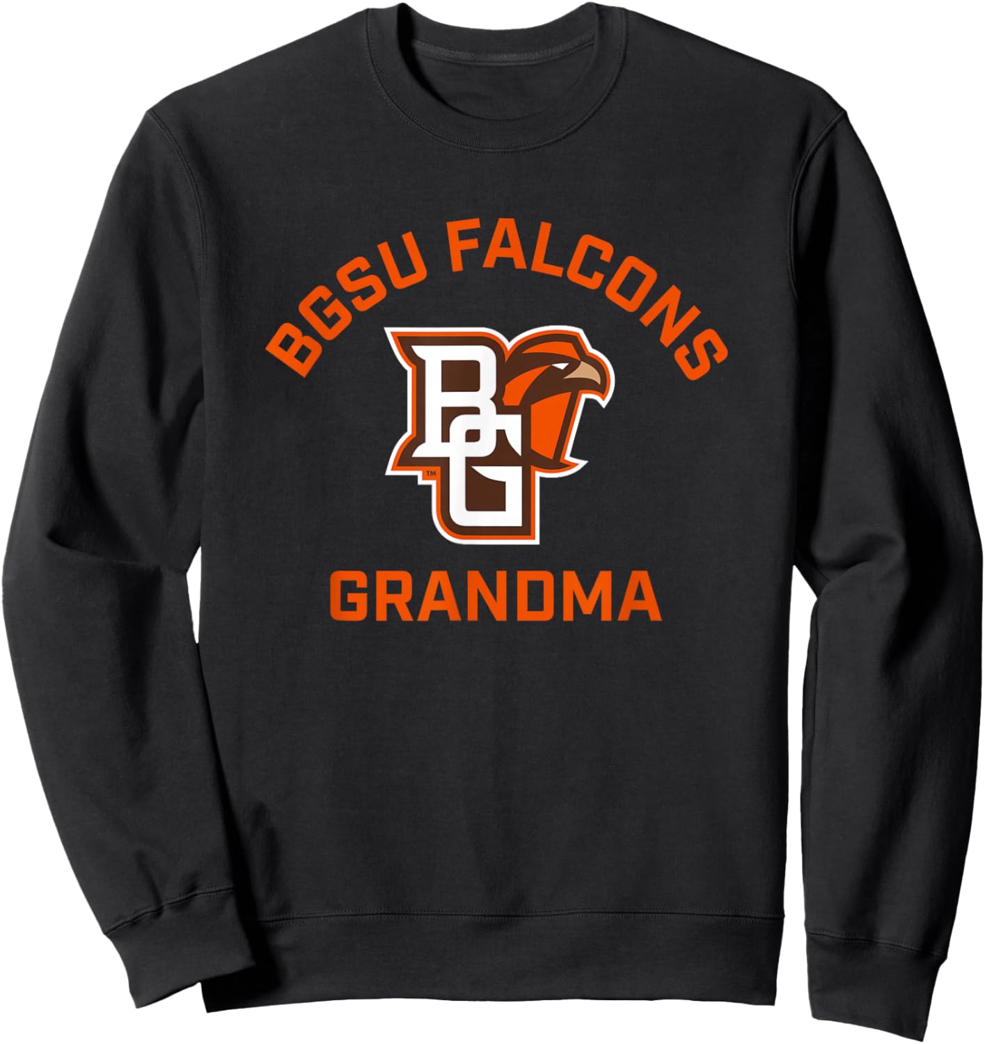 Bowling Green BGSU Falcons Arched Grandma Sweatshirt - Sweatshirt | Black