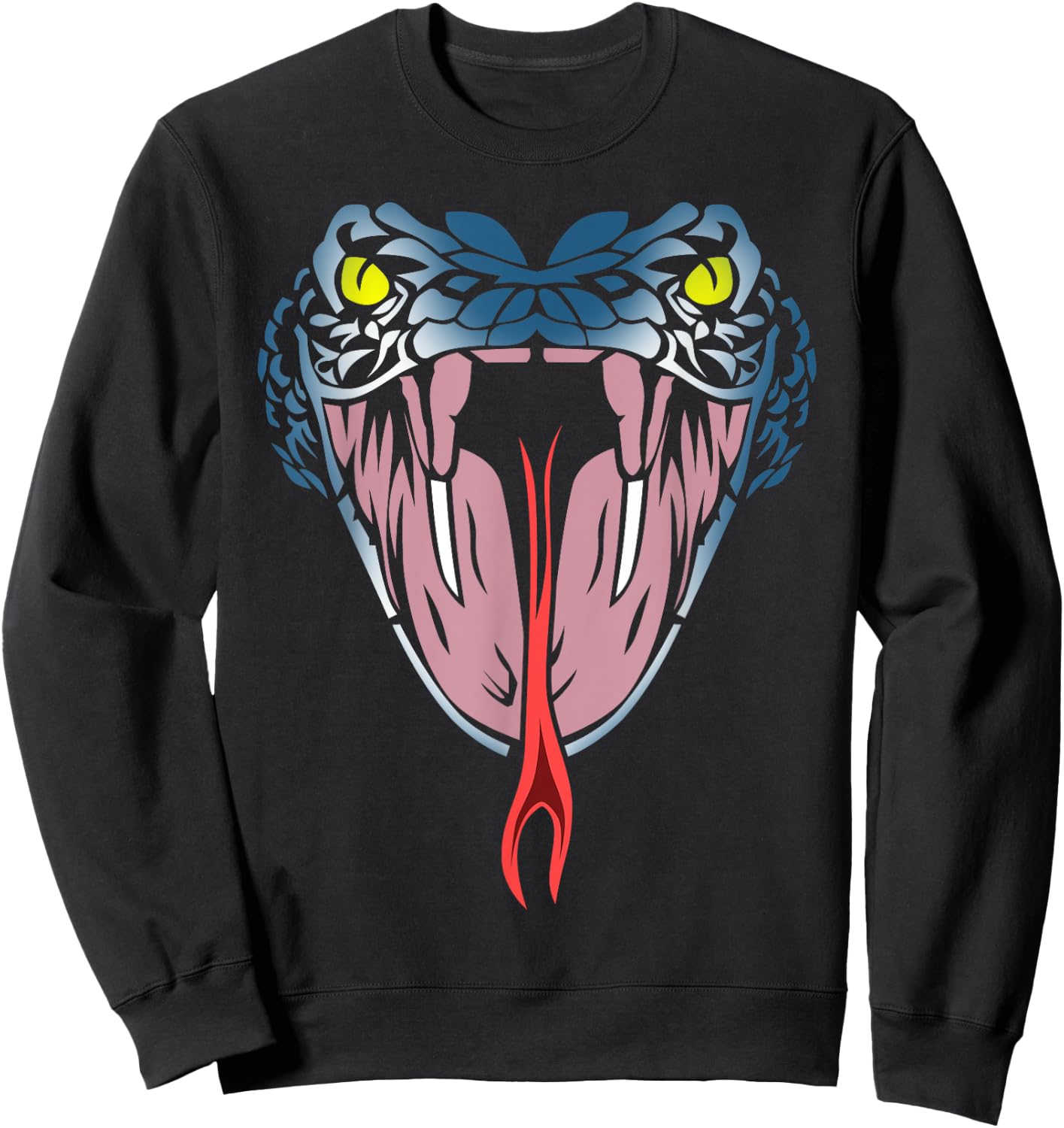 Black Mambas Are My Spirit Animal Scary Snake Sweatshirt - Sweatshirt | Black
