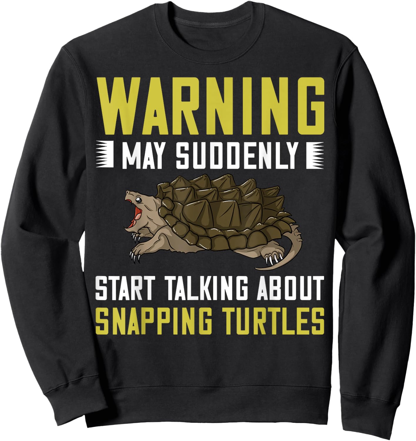 Snapping Turtle Alligator Pet Shell Sweatshirt - Sweatshirt | Black