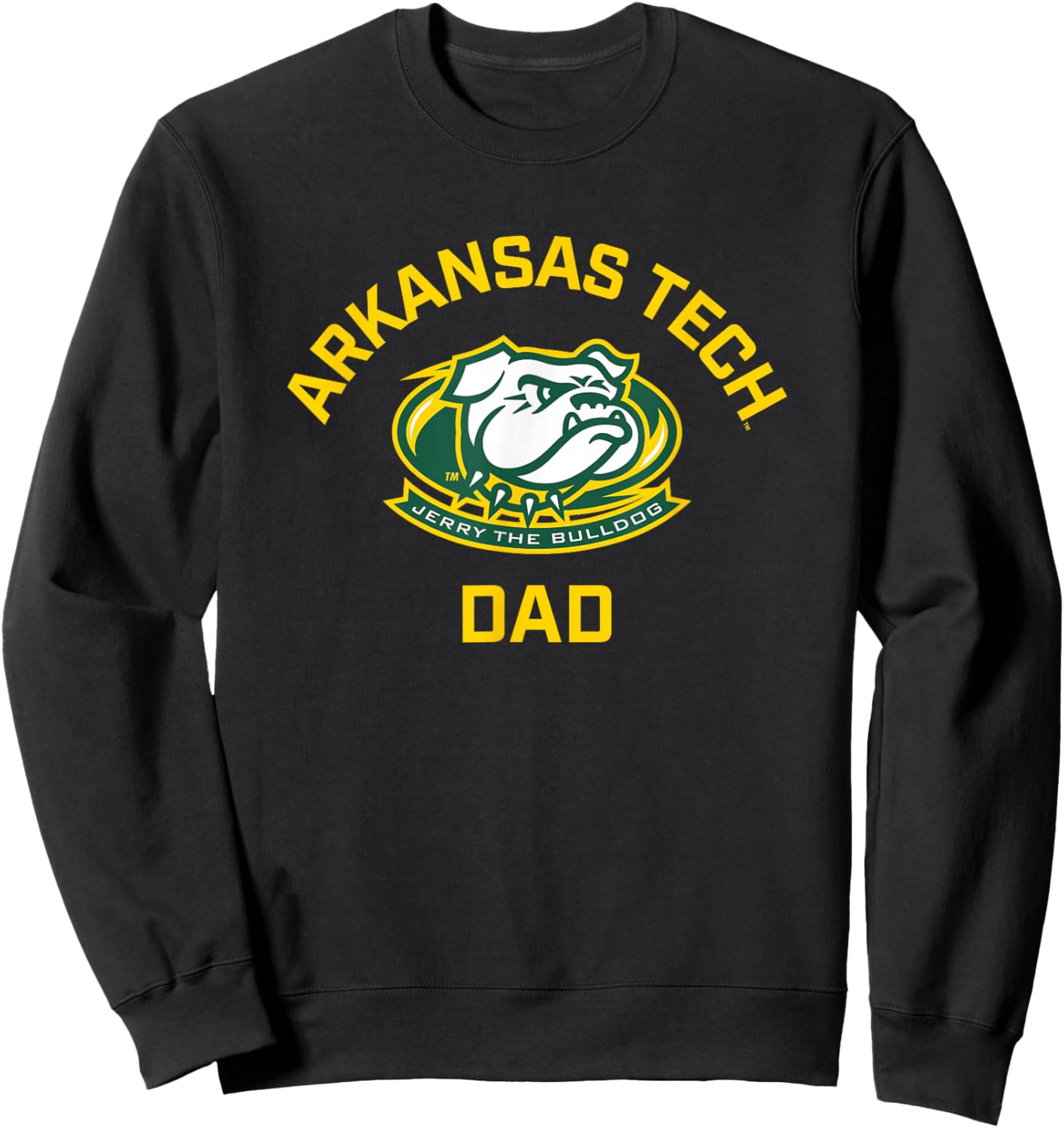 Arkansas Tech University ATU Wonder Boys Arched Dad Sweatshirt - Sweatshirt | Black