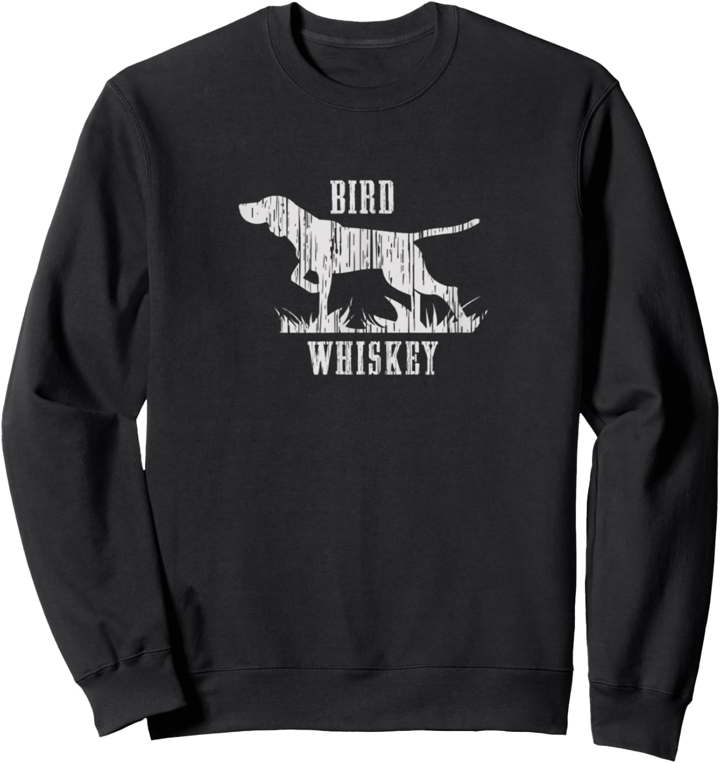 Bird Whiskey Dog Sweatshirt - Sweatshirt | Black