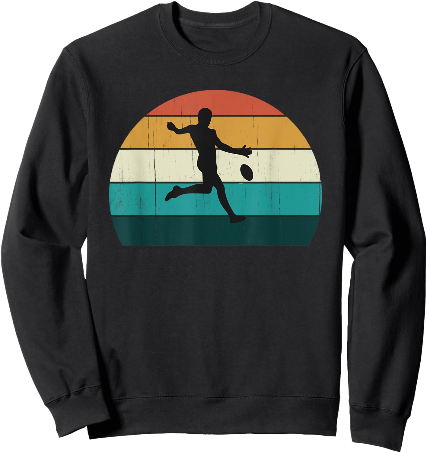 Retro Aussie Football Gift - Australian Rules Footy Lovers Sweatshirt - Sweatshirt | Black