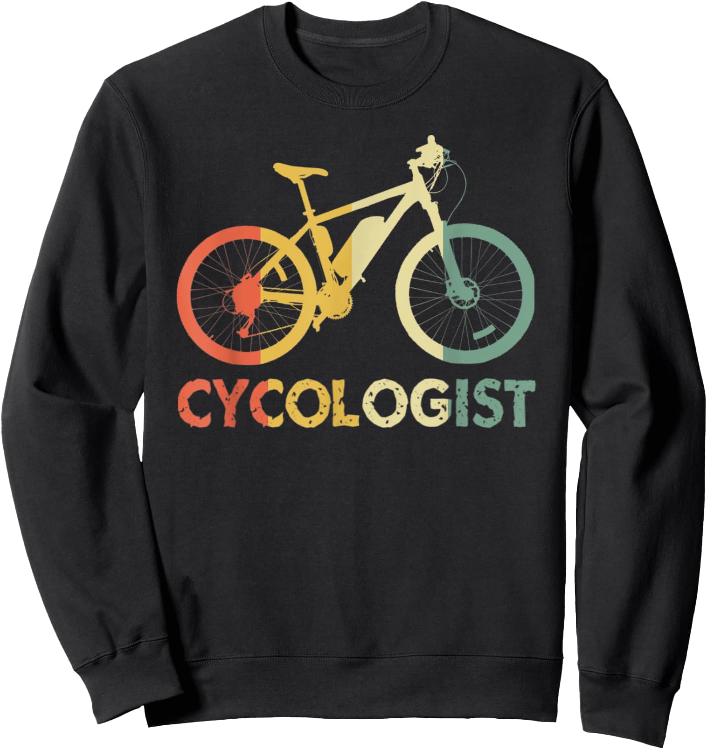 Cycologist Cycling Bicycle Cyclist Road Bike Cycology Gifts Sweatshirt - Sweatshirt | Black