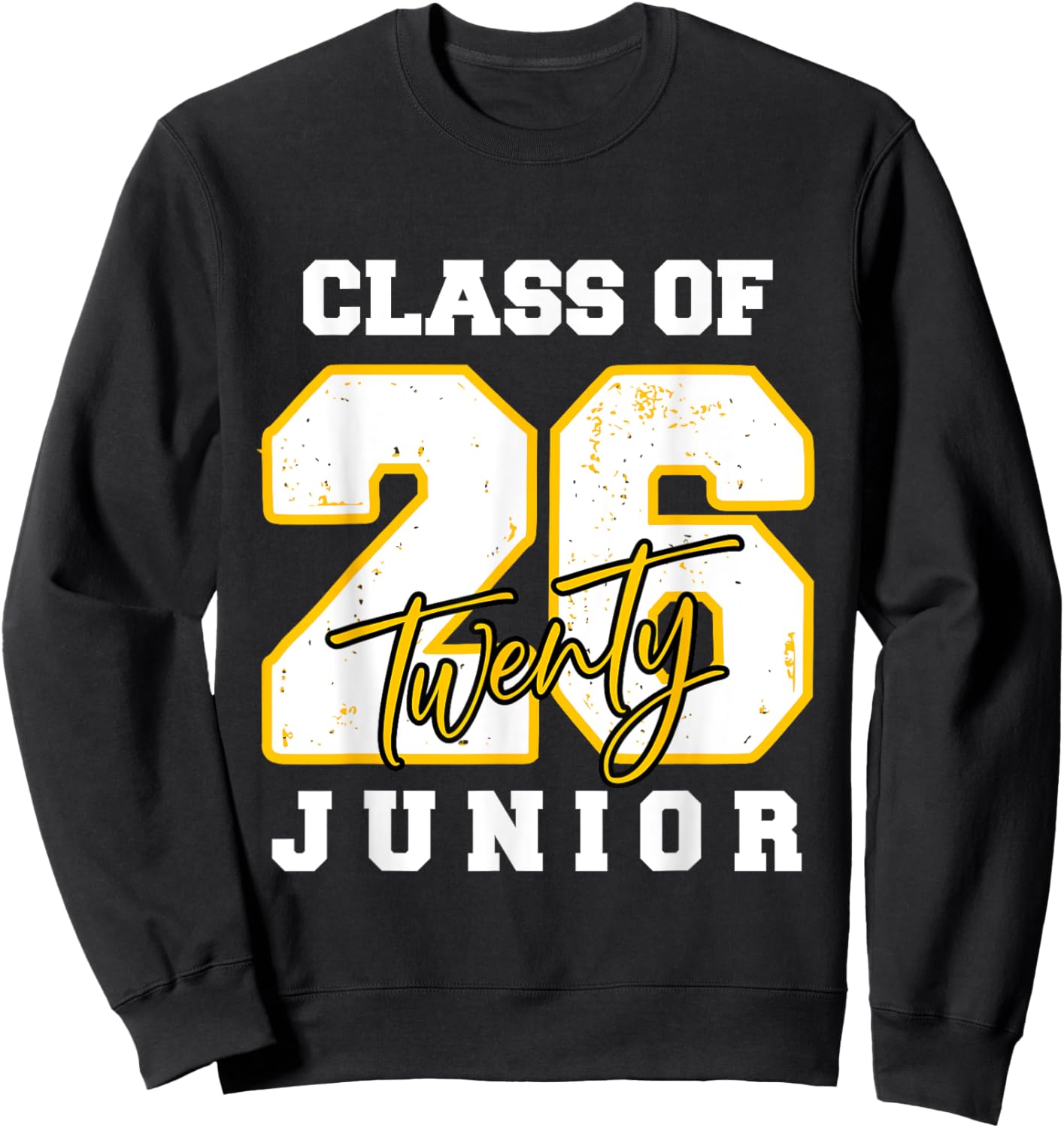 Class of 2026 Junior High School Back To School 11th Grade Sweatshirt - Sweatshirt | Black