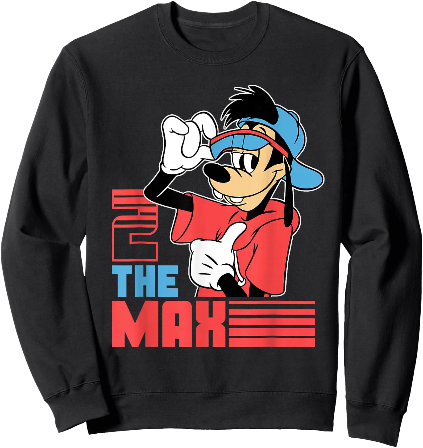 Disney A Goofy Movie 2 The Max 90s Sweatshirt - Sweatshirt | Black