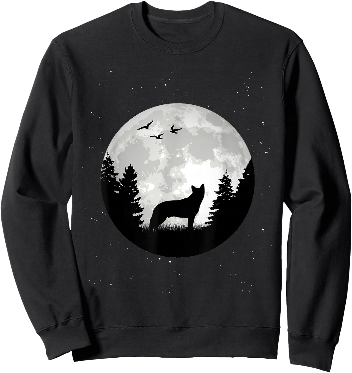 Australian Cattle Dog Moon Dog Owners Sweatshirt - Sweatshirt | Black