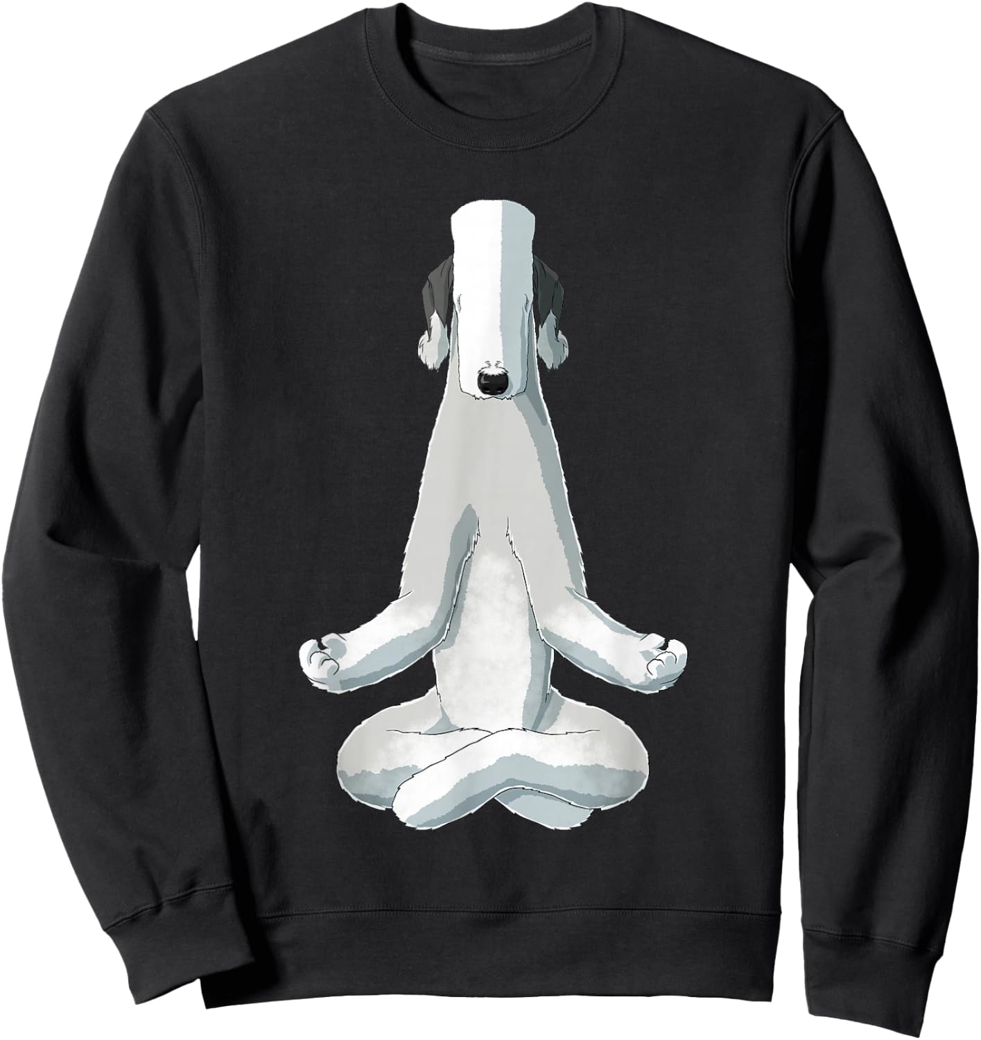 Funny Dog Bedlington Terrier Sweatshirt - Sweatshirt | Black