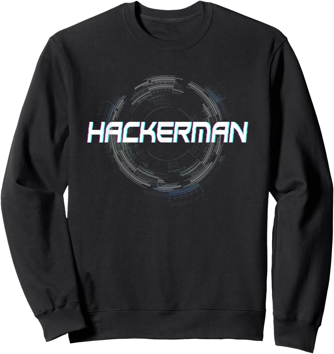 Hackerman - Funny Computer Hacker & White Hat Hacker Gift Sweatshirt - Sweatshirt | Black