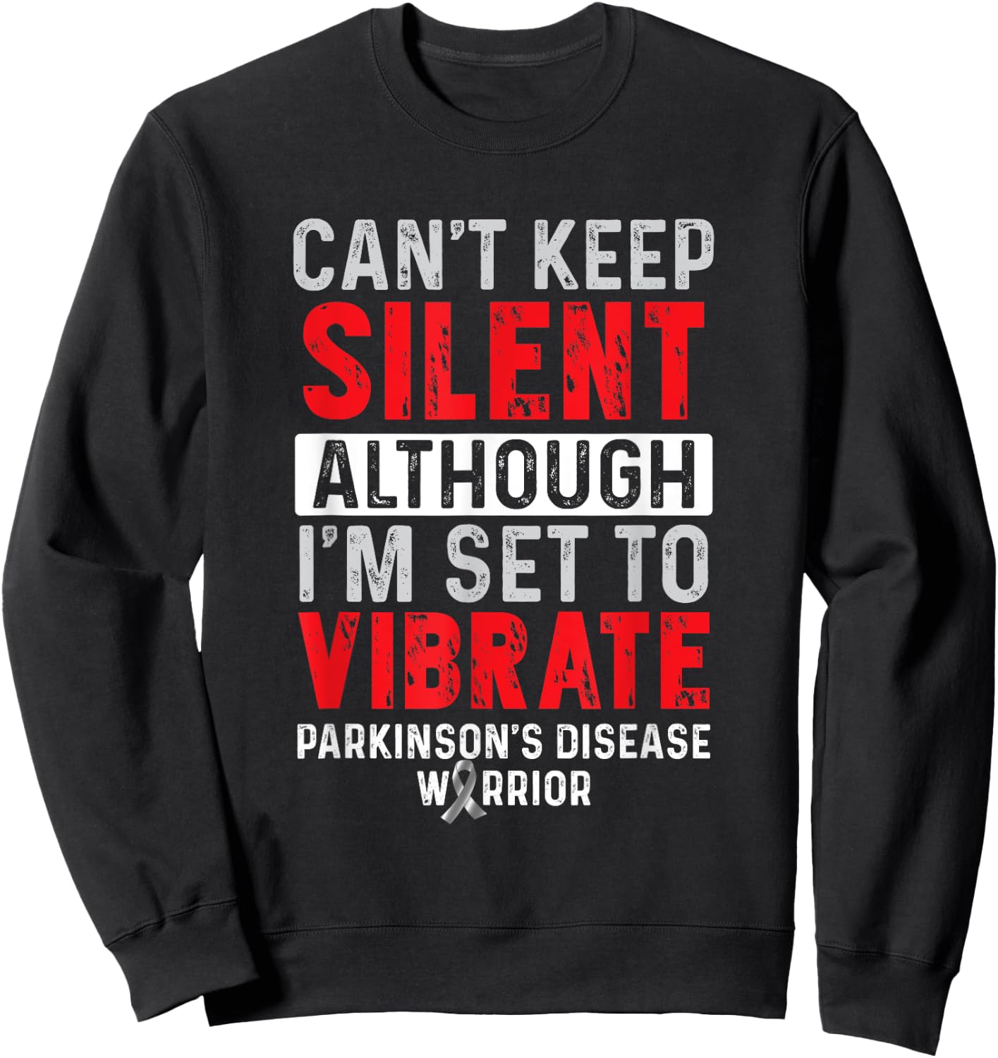 Parkinsons Disease Awareness Warrior Survivor Sweatshirt - Sweatshirt | Black