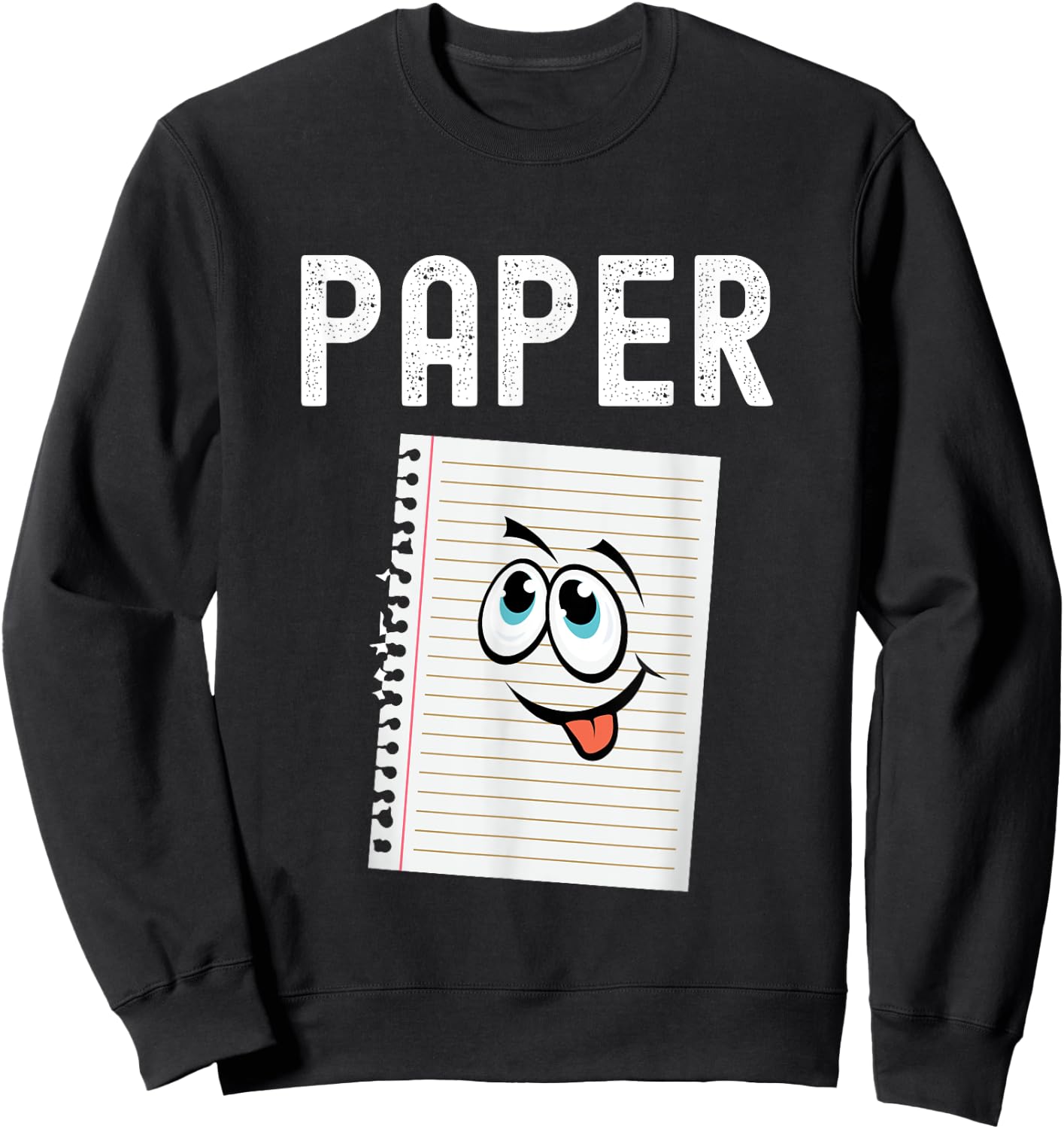 Rock Paper Scissors - Halloween Matching Group Costume Sweatshirt - Sweatshirt | Black