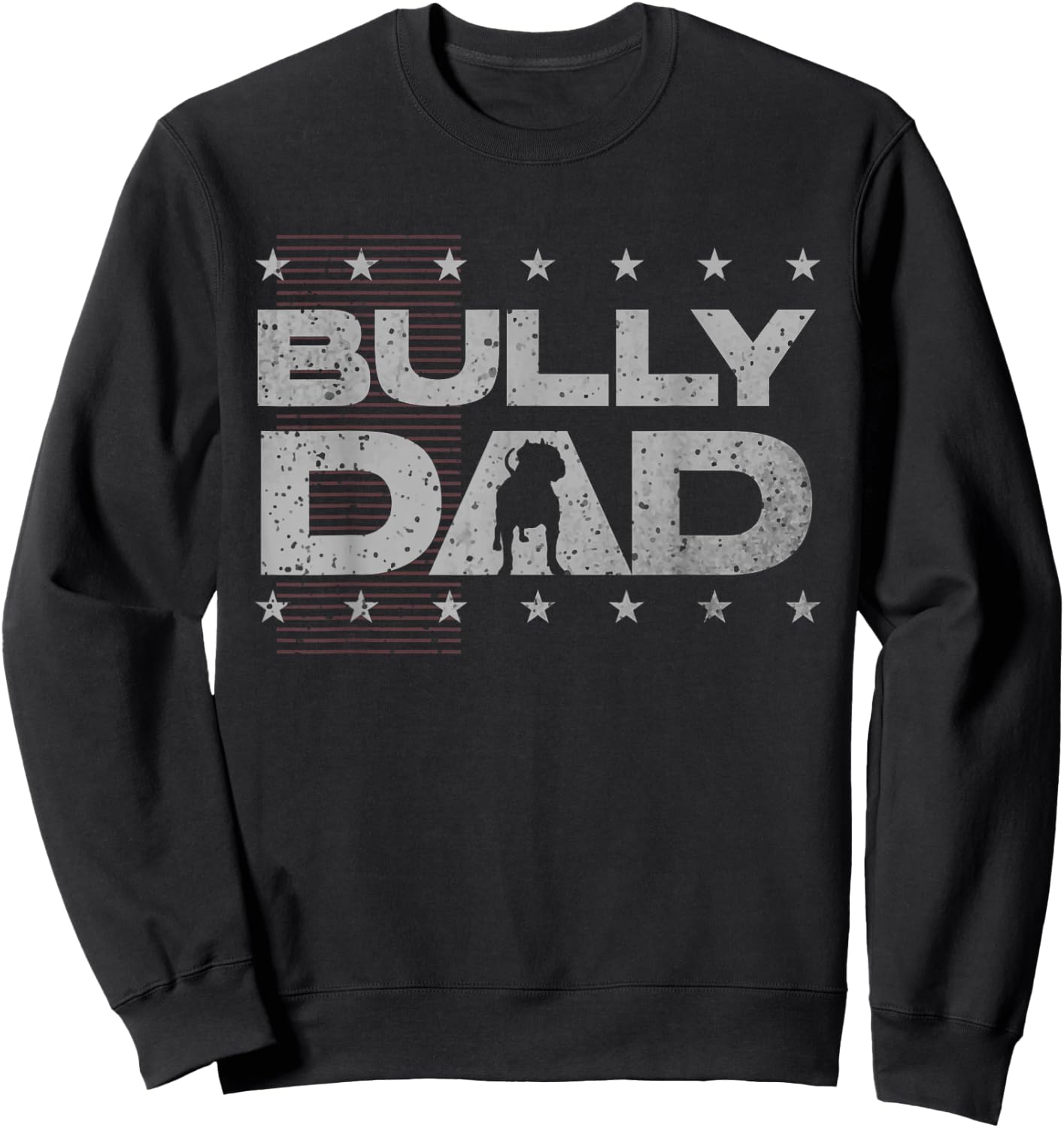 Bully dog lover or american bulldog or American Bully Sweatshirt - Sweatshirt | Black