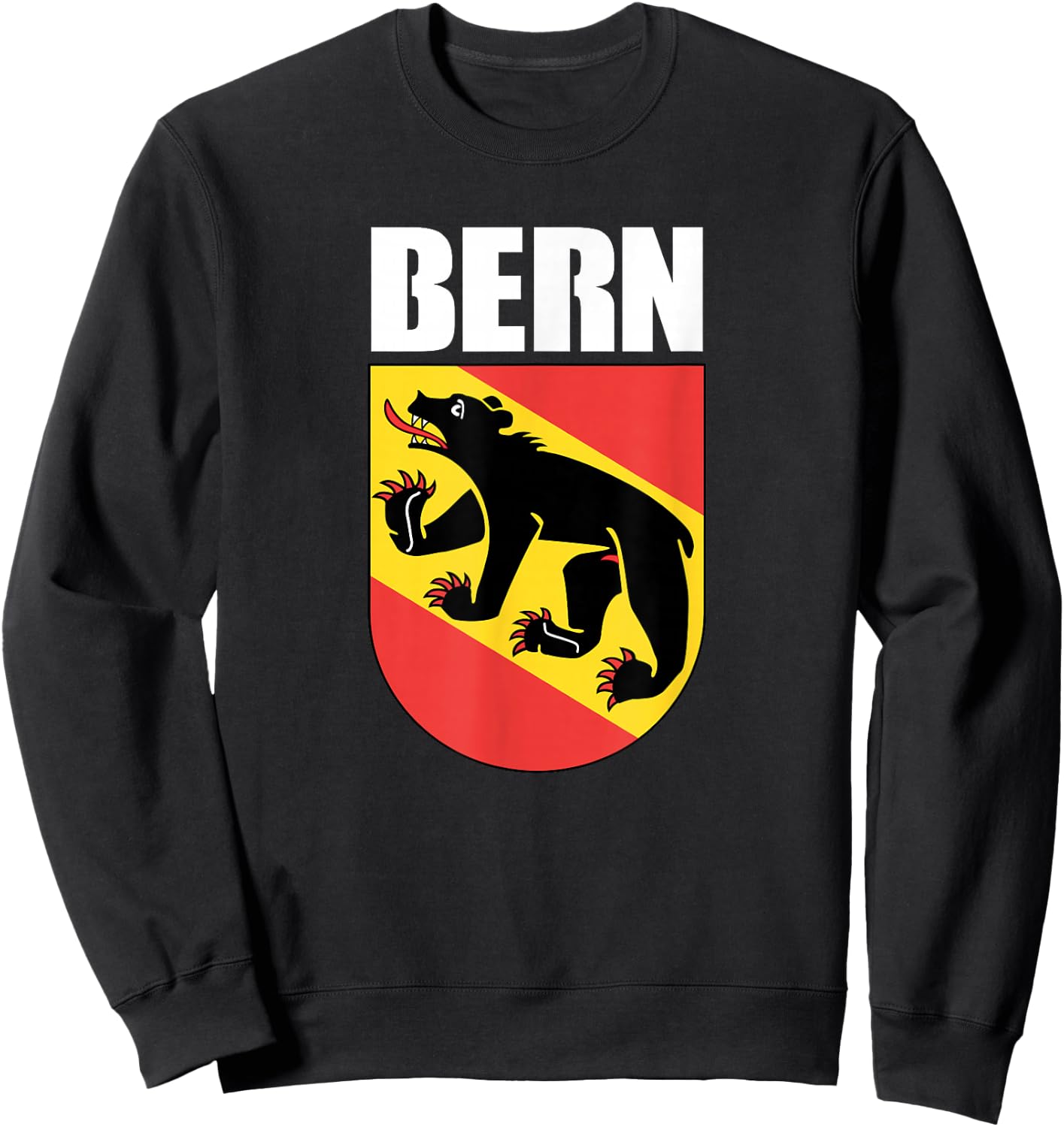 Bern Switzerland Souvenir Swiss National Day Gifts Suisse Sweatshirt - Sweatshirt | Black