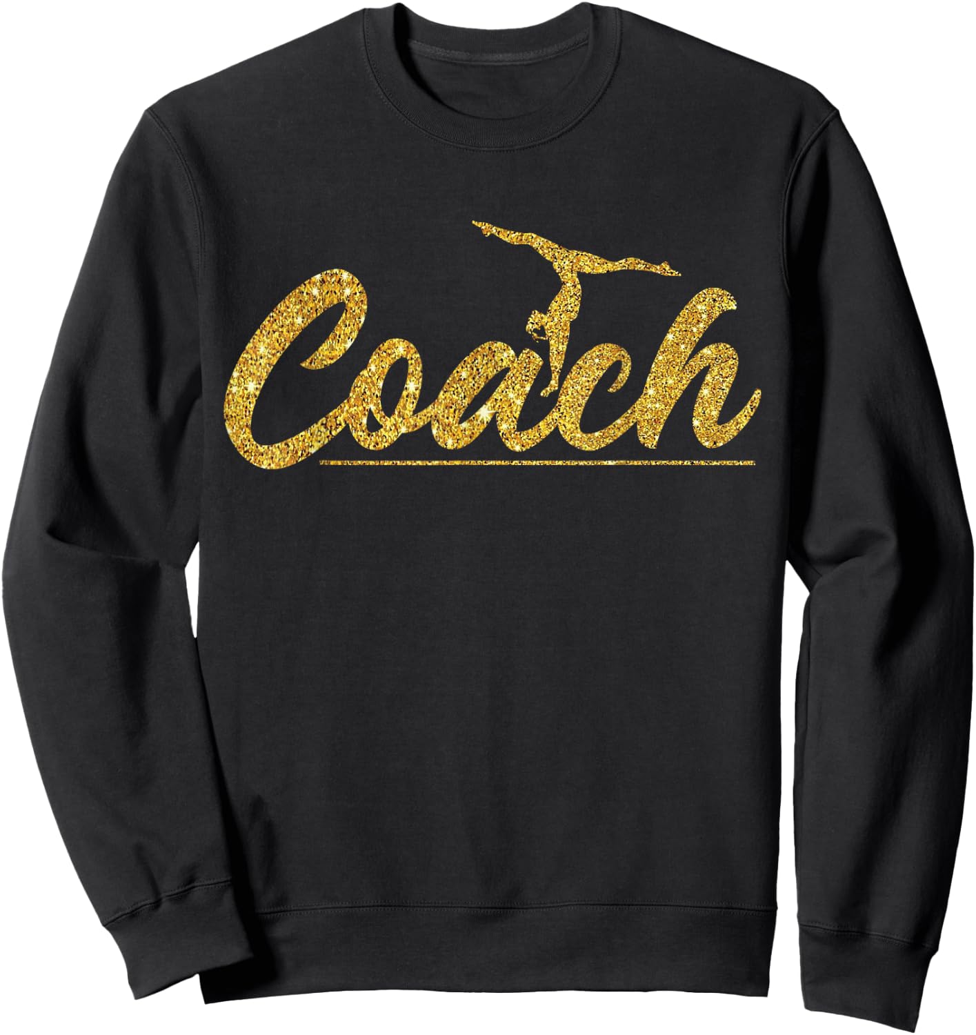 Gymnastics Coach Coach Sweatshirt - Sweatshirt | Black