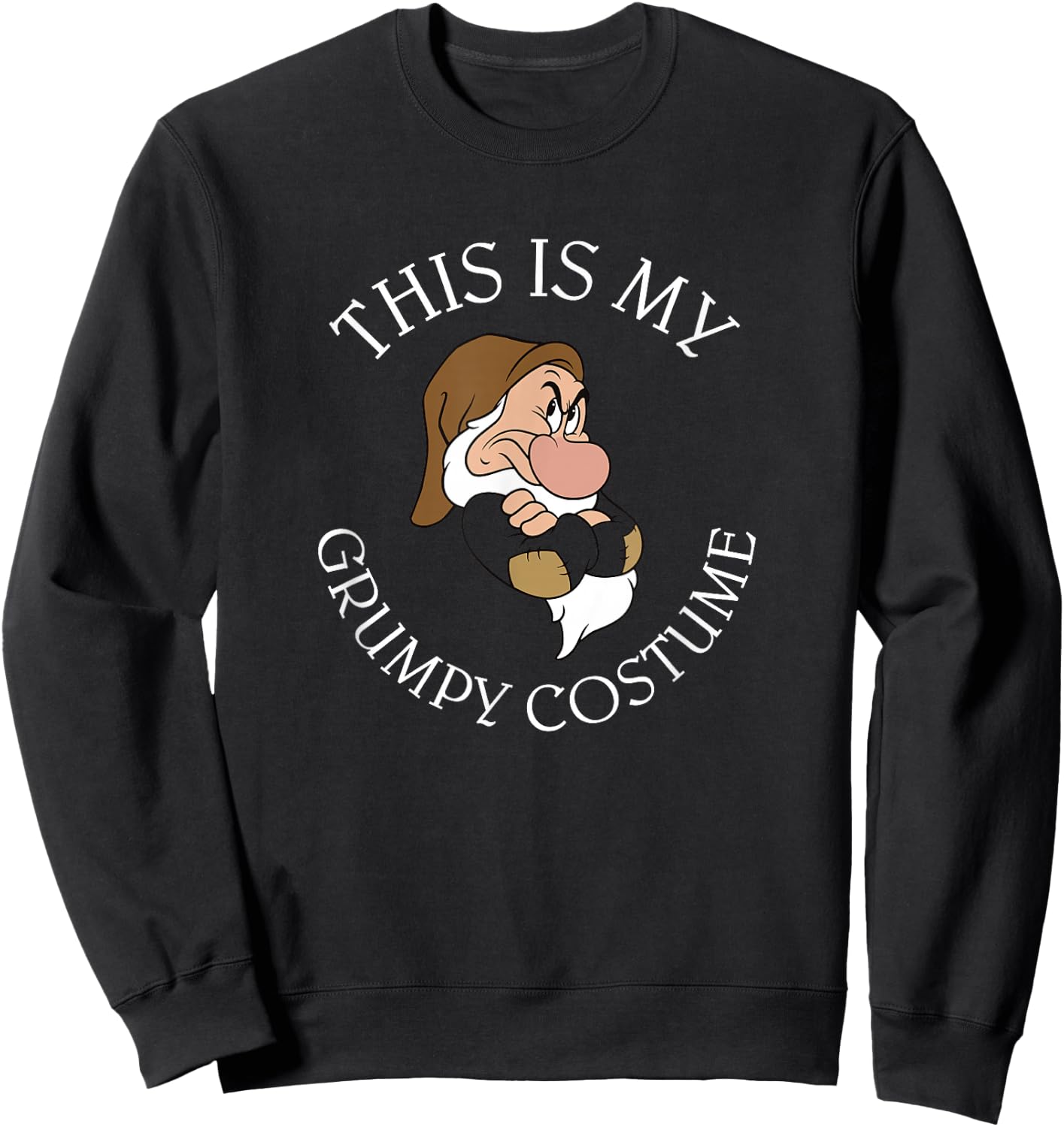 Disney Snow White Grumpy Halloween This is My Costume Sweatshirt - Sweatshirt | Black