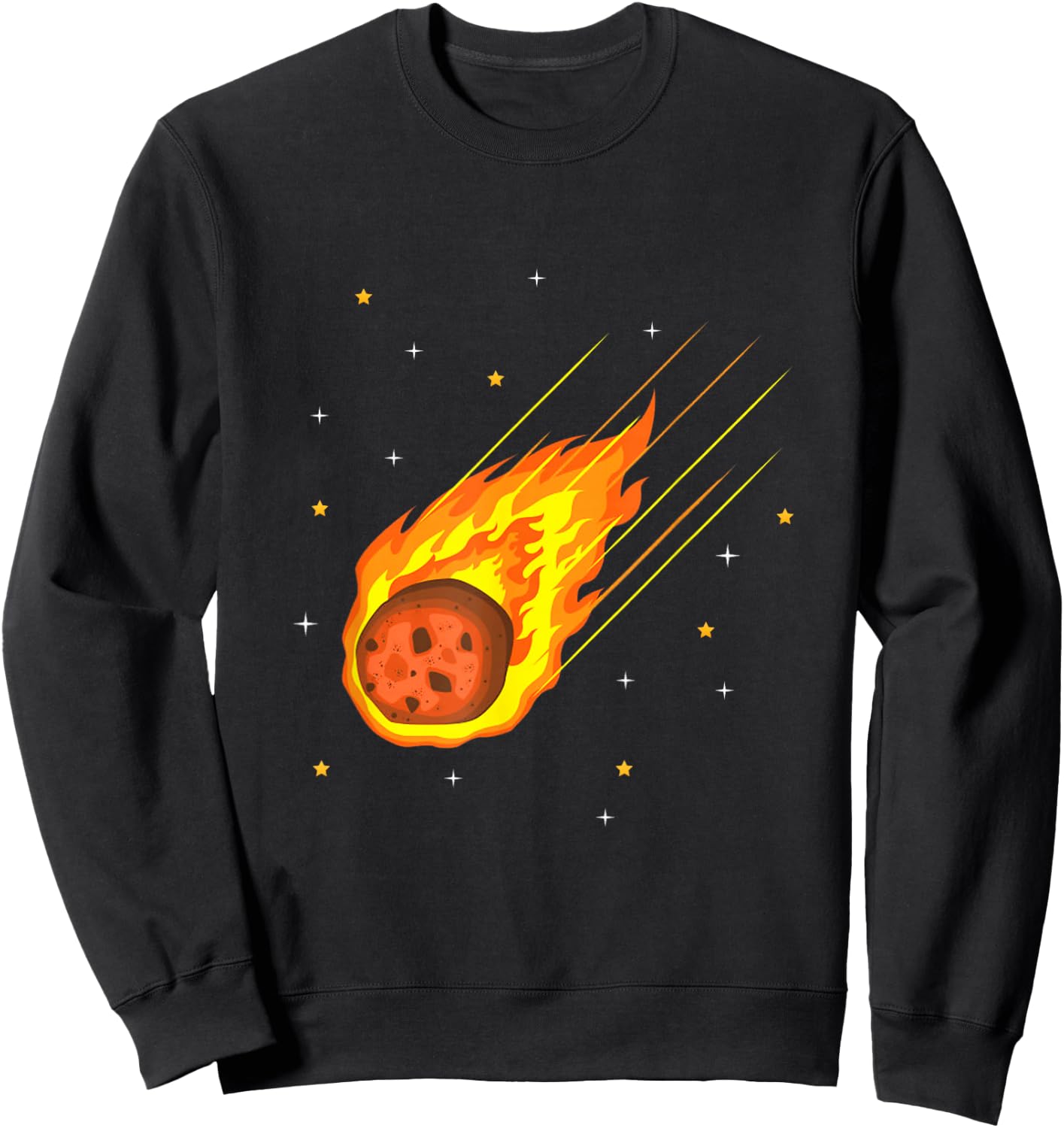 Meteorite Asteroid Comets Meteor Shower Space Meteors Sweatshirt - Sweatshirt | Black