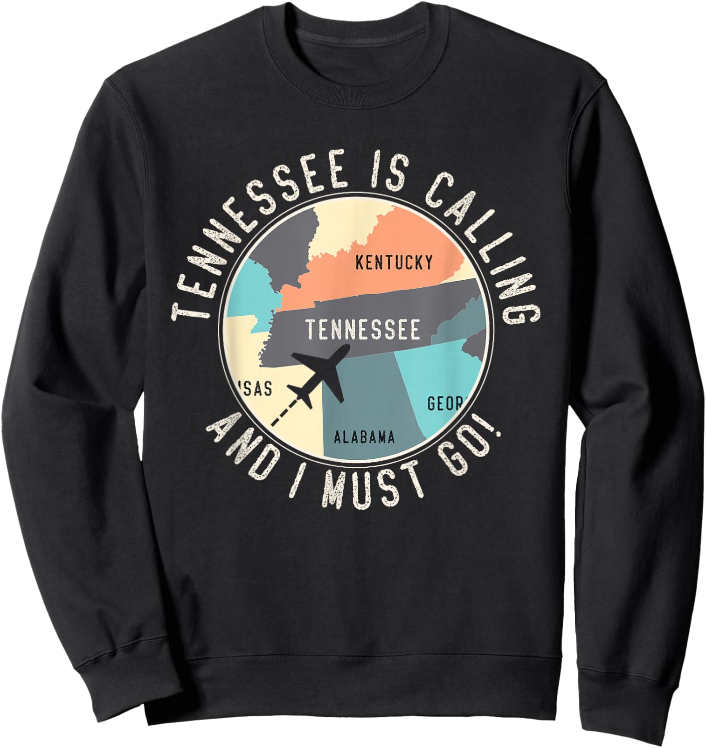 Tennessee Is Calling And I Must Go Tennessee State Sweatshirt - Sweatshirt | Black