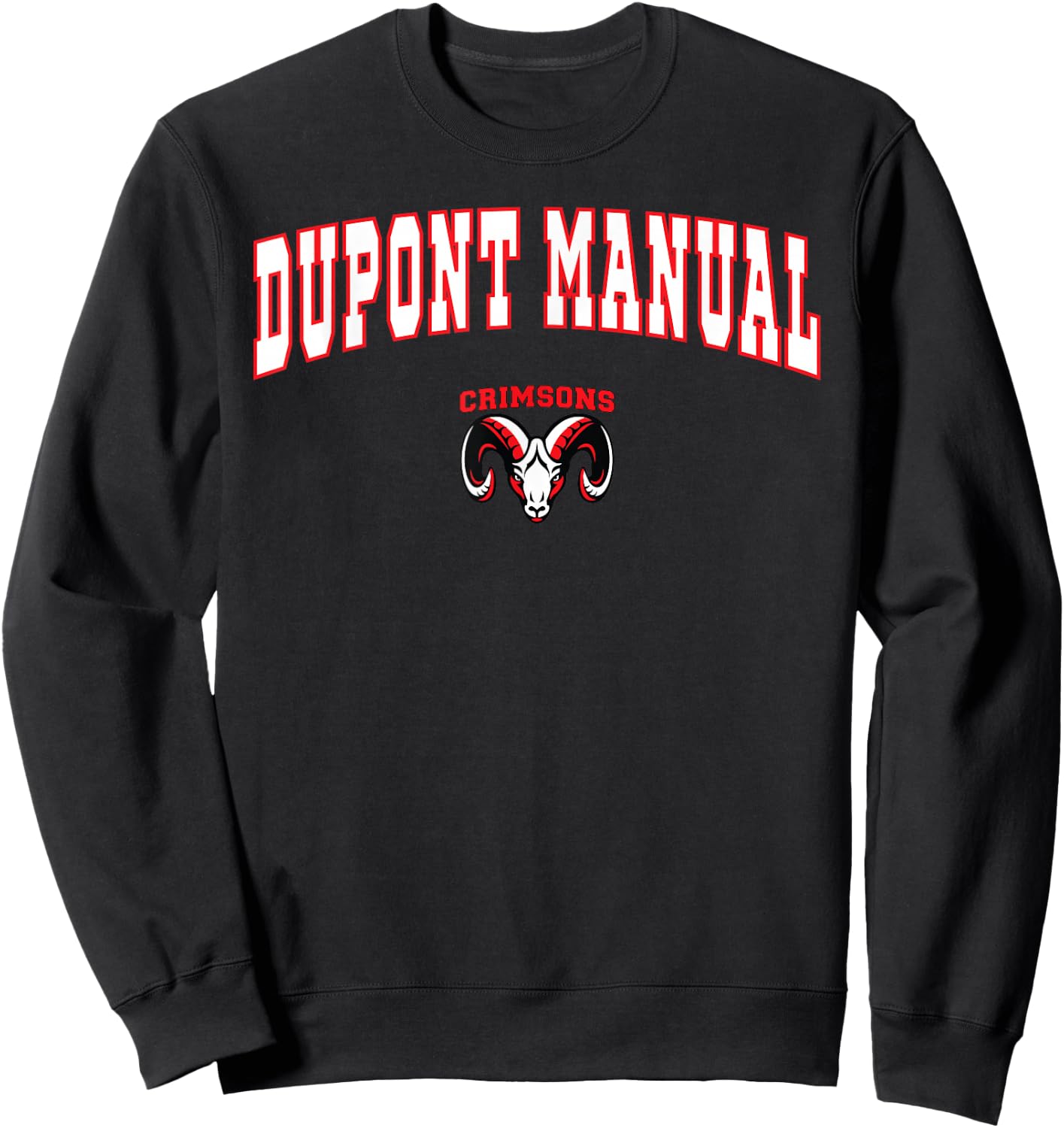 Dupont Manual High School Rams Sweatshirt - Sweatshirt | Black