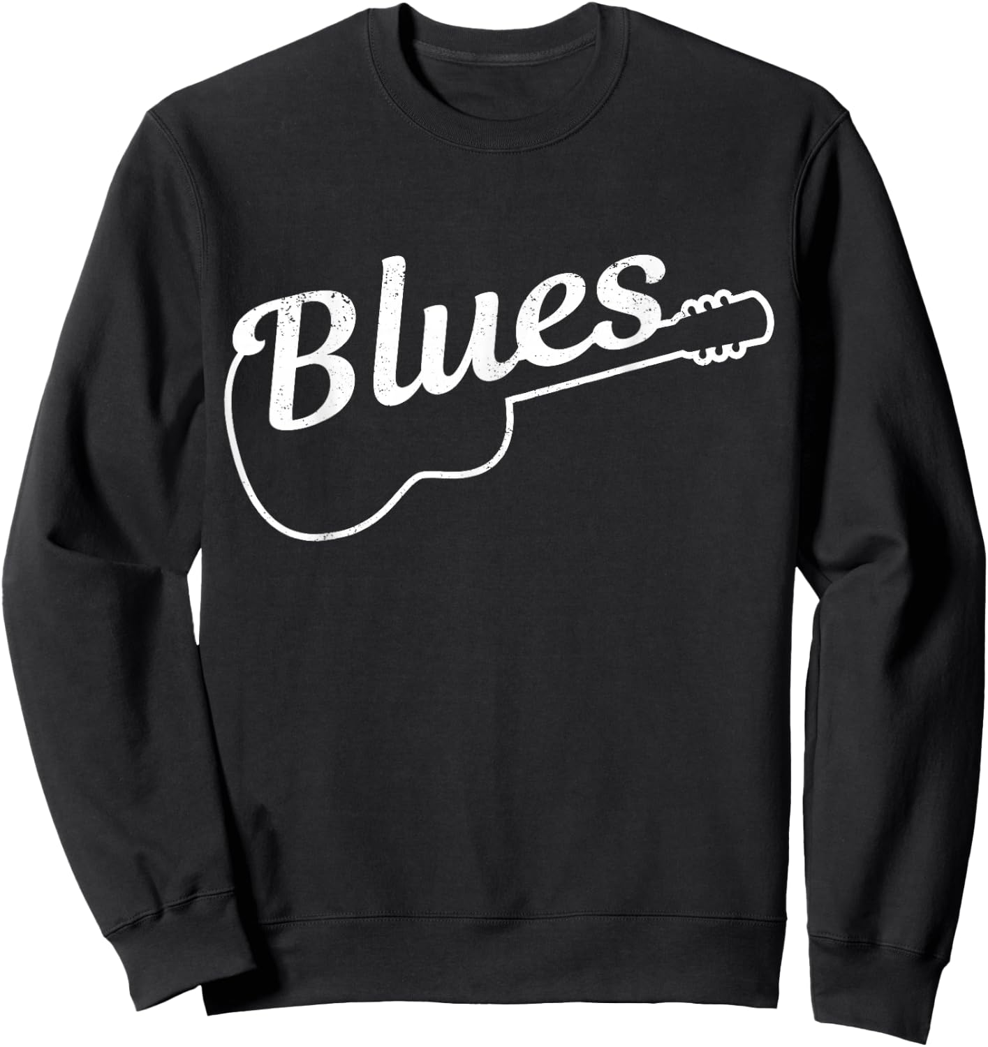 Blues Guitar Music Guitarist Musician Gift Sweatshirt - Sweatshirt | Black