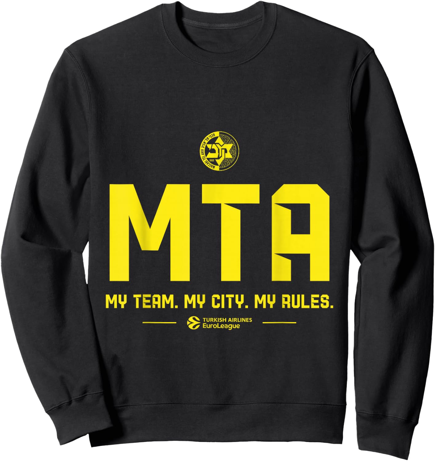 Teams - Maccabi Playtika Tel Aviv (Blue) Sweatshirt - Sweatshirt | Black