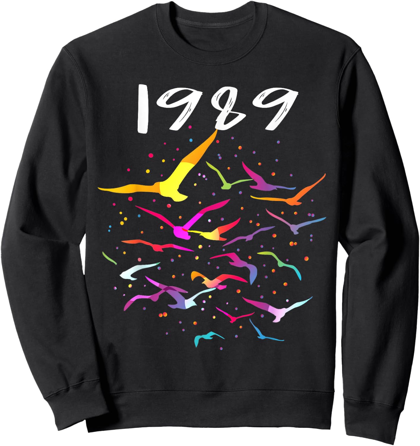 Seagull in the Sky Flock of Seagulls 1989 Sweatshirt - Sweatshirt | Black