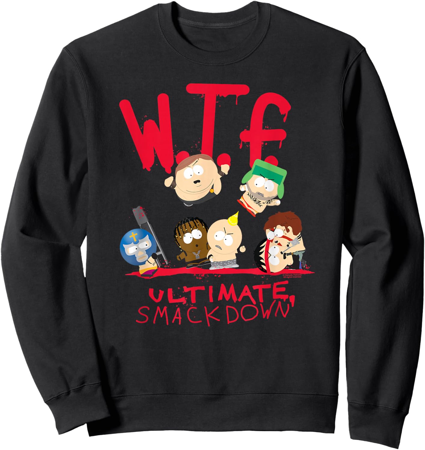 South Park WTF Ultimate Smackdown Sweatshirt - Sweatshirt | Black