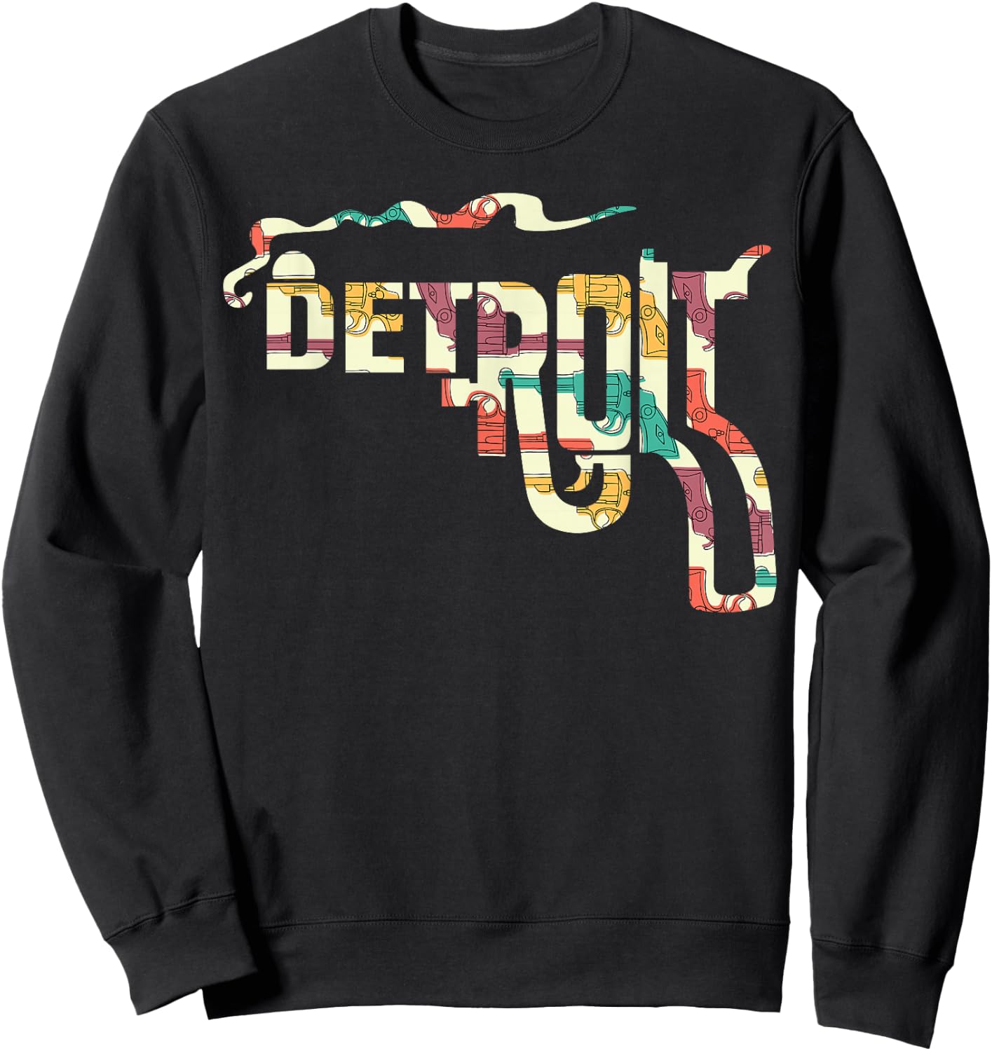 Detroit Philadelphia Smoking Gun Sweatshirt - Sweatshirt | Black