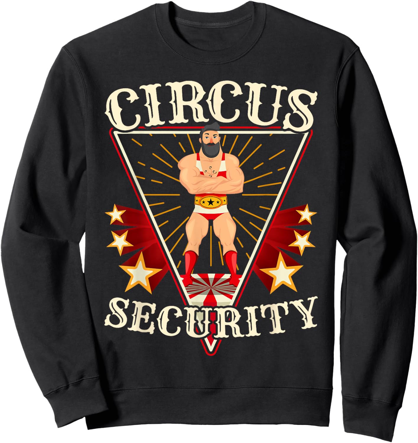 Circus Security Shirts - Circus Party Shirts - Circus Sweatshirt - Sweatshirt | Black