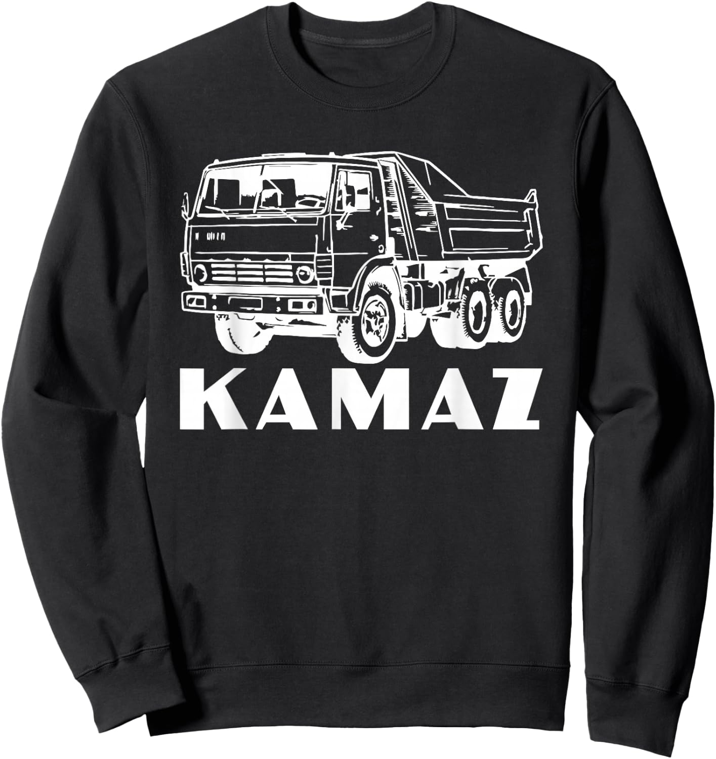 Russian Truck Driver Kamaz Russia Sweatshirt - Sweatshirt | Black