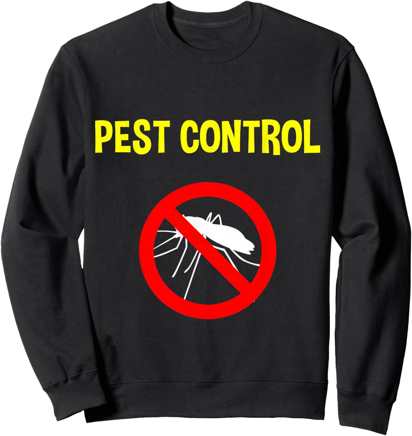 Pest Control Funny Halloween Costume Exterminator Sweatshirt - Sweatshirt | Black