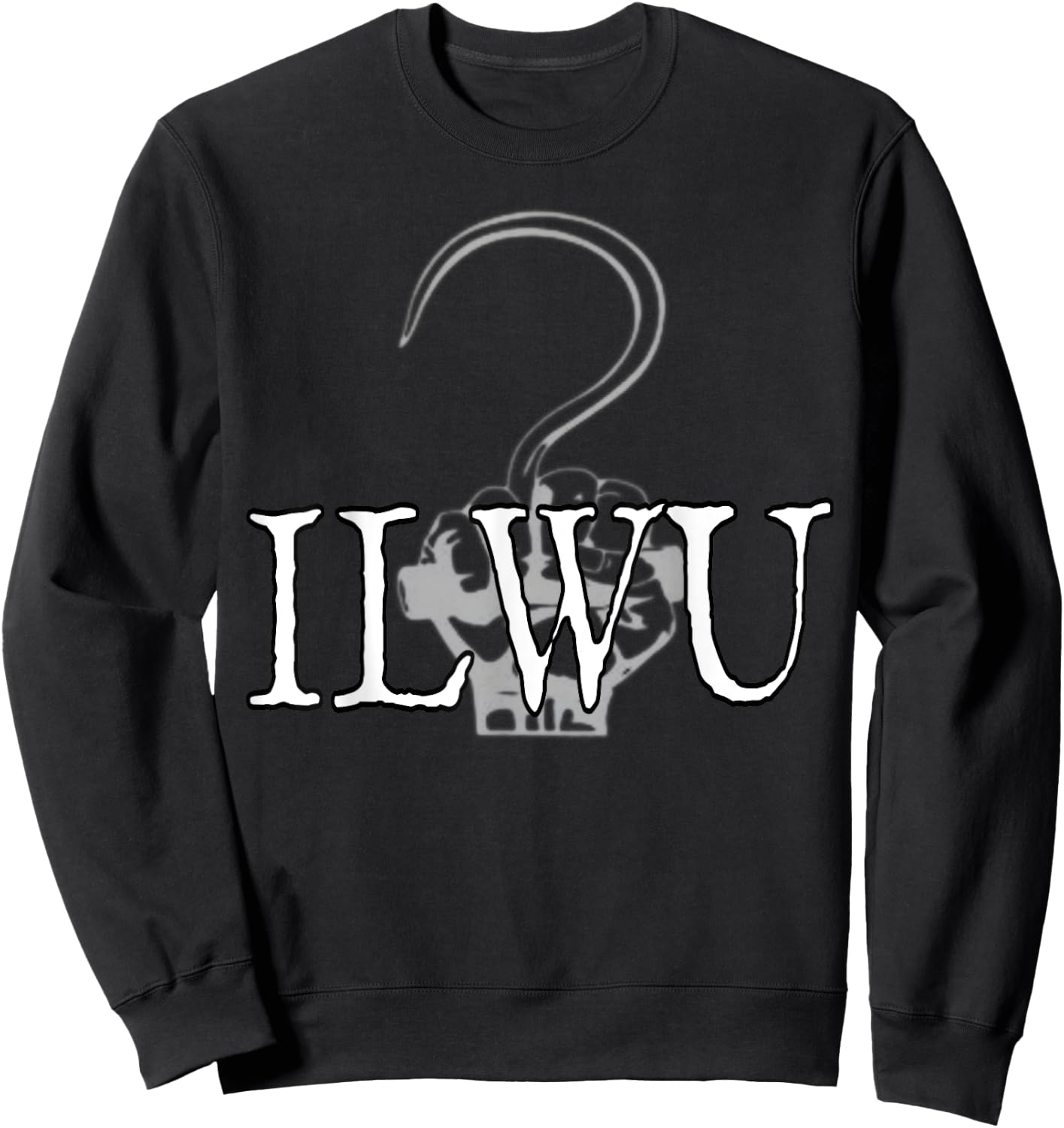 Ilwu Longshore Cargo Hook Sweatshirt - Sweatshirt | Black