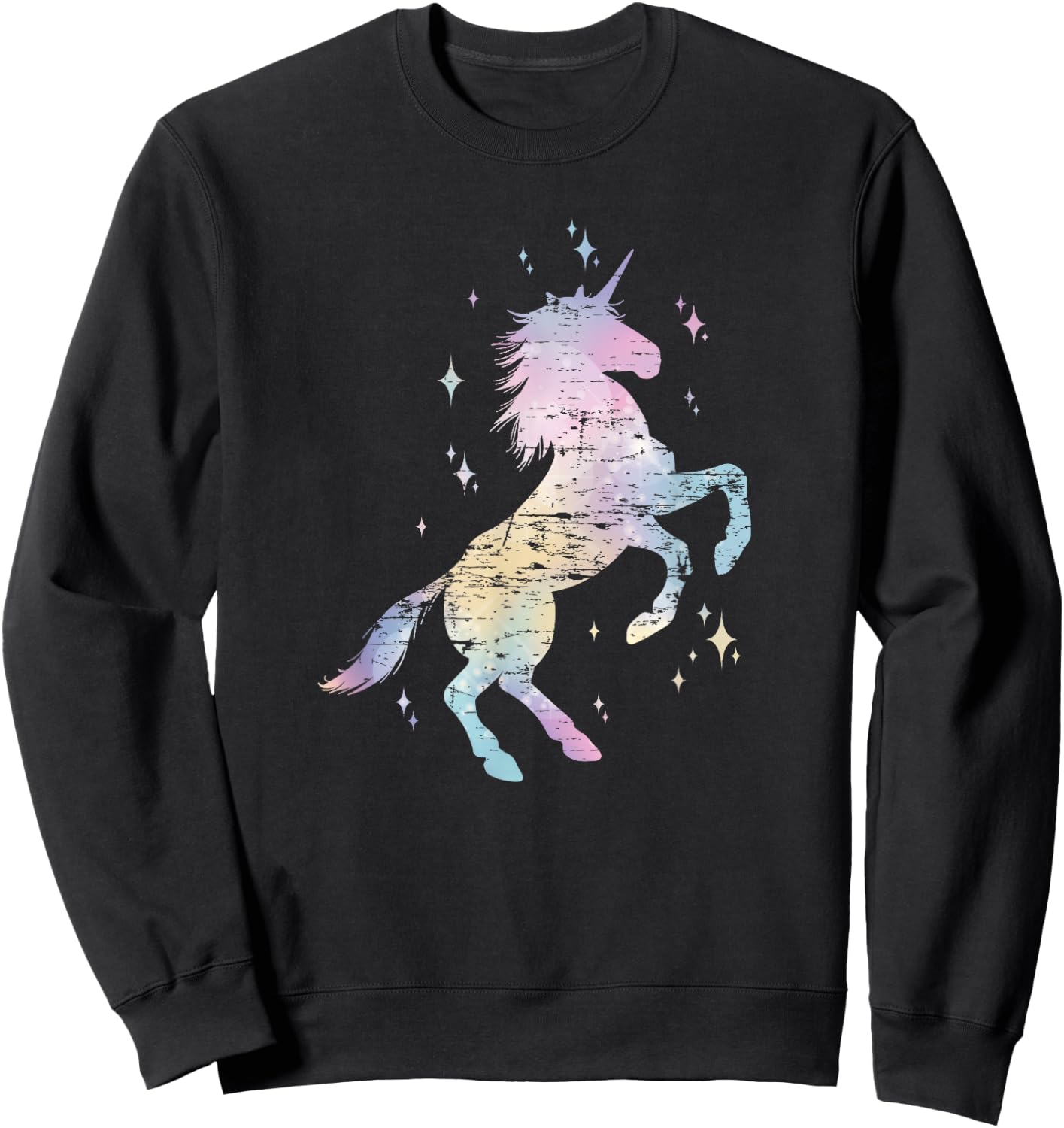 Rainbow Animal Fairy Unicorn Lover Girls Women Gift Unicorn Sweatshirt - Sweatshirt | Black