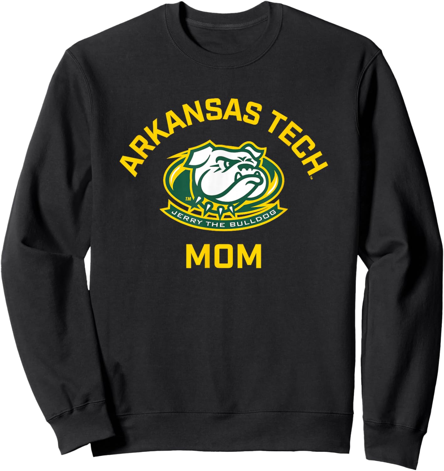 Arkansas Tech University ATU Wonder Boys Arched Mom Sweatshirt - Sweatshirt | Black
